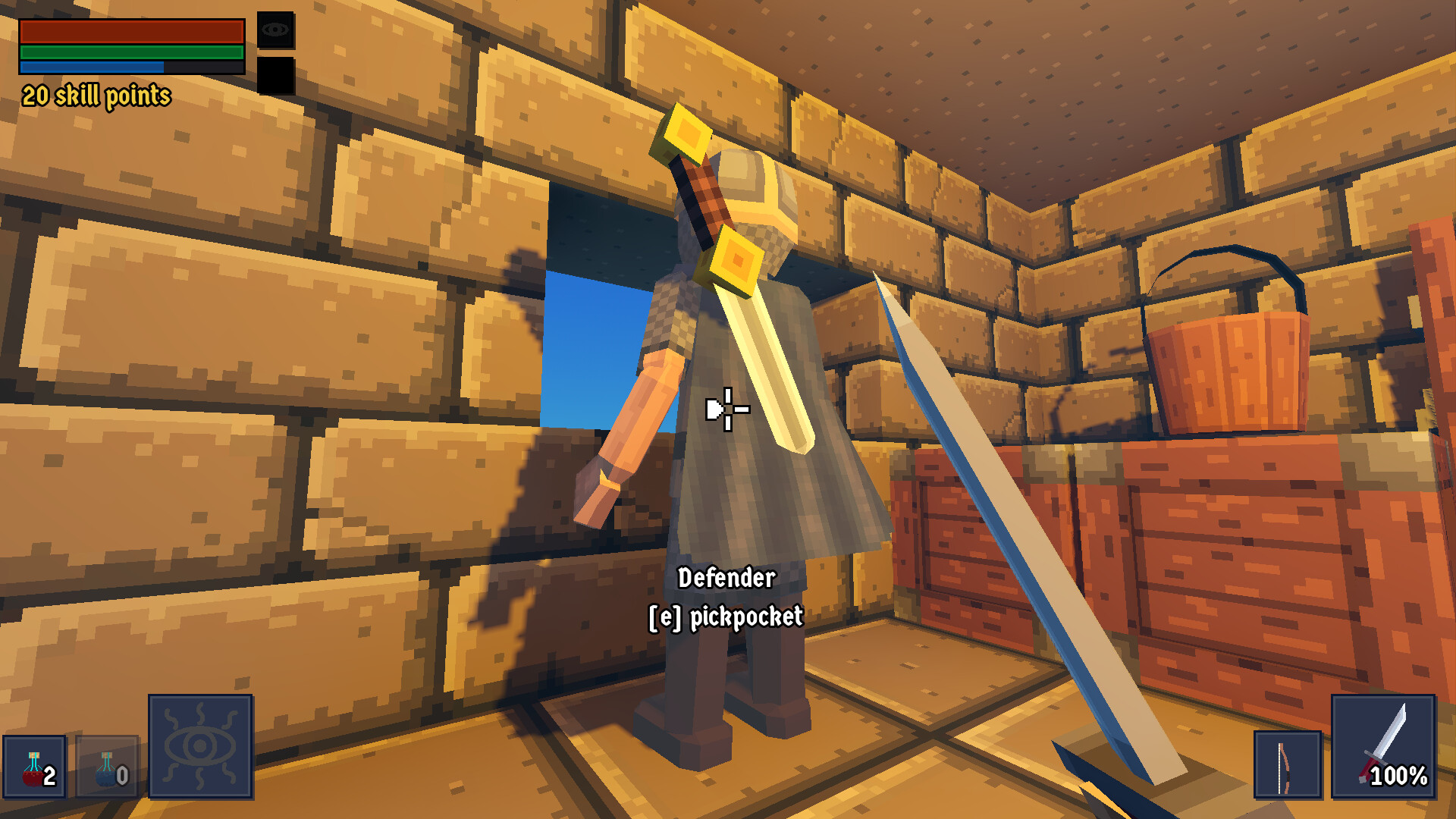 Скриншот: The Adventures of Sir Kicksalot