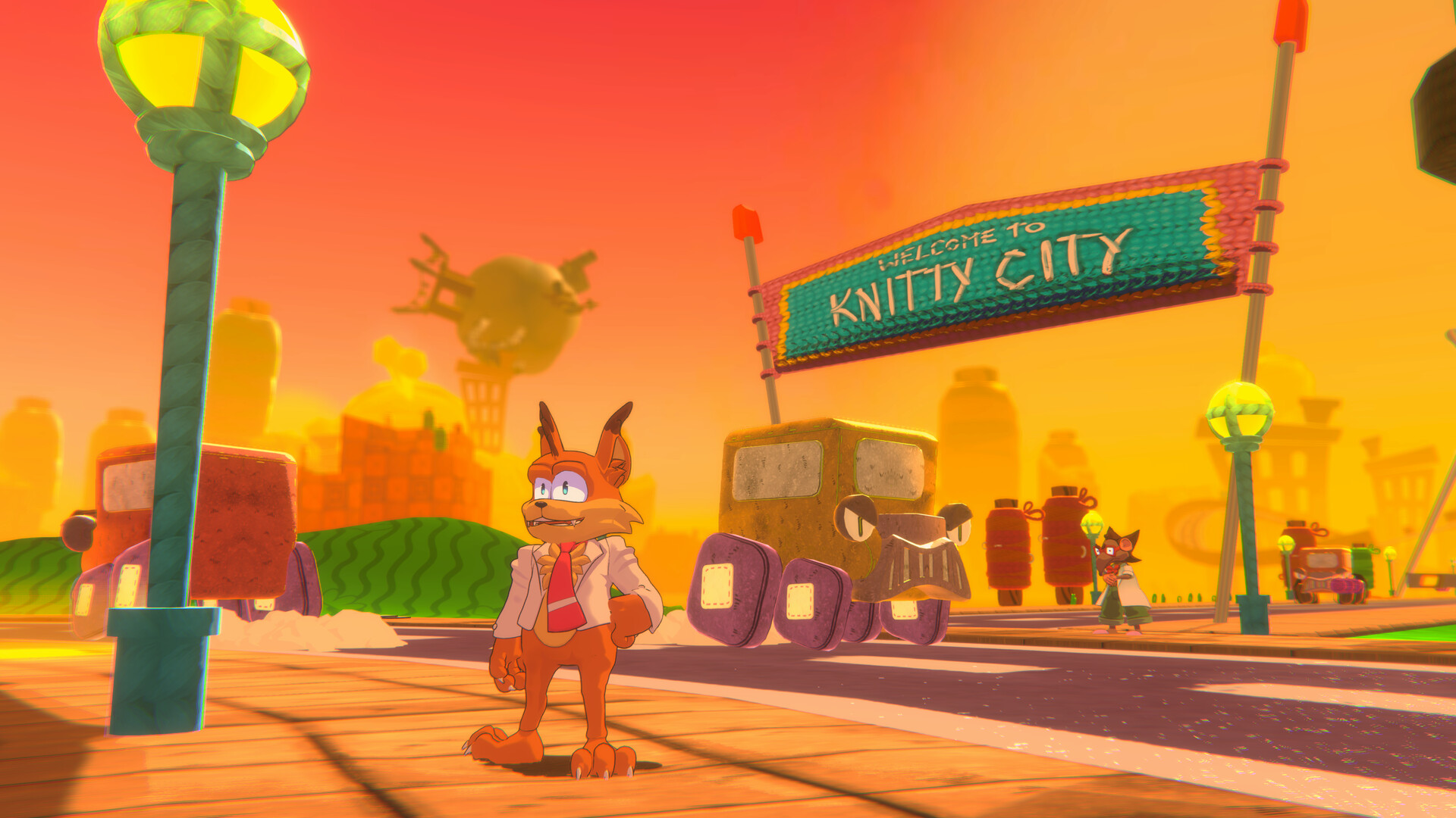 Скриншот: Bubsy 4D
