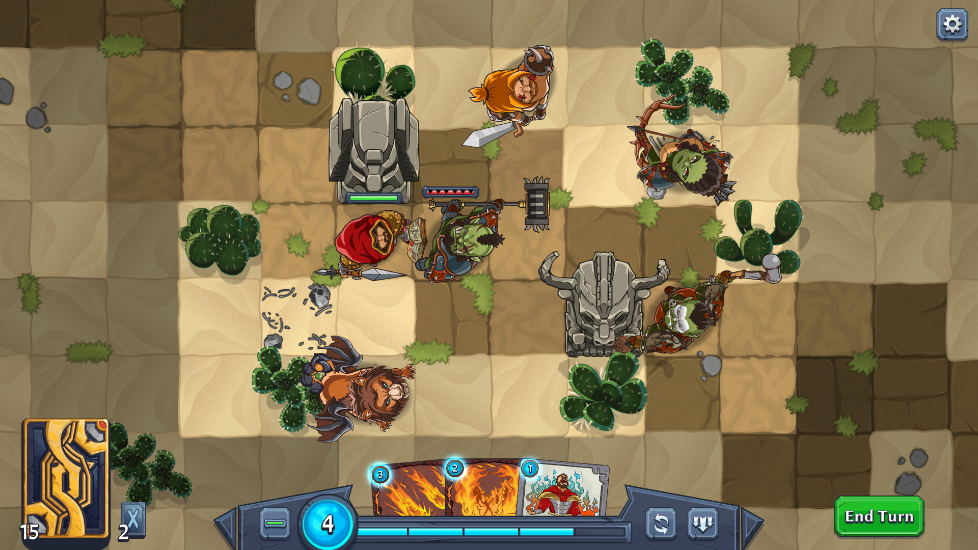 Скриншот: Abalon: Roguelike Tactics CCG