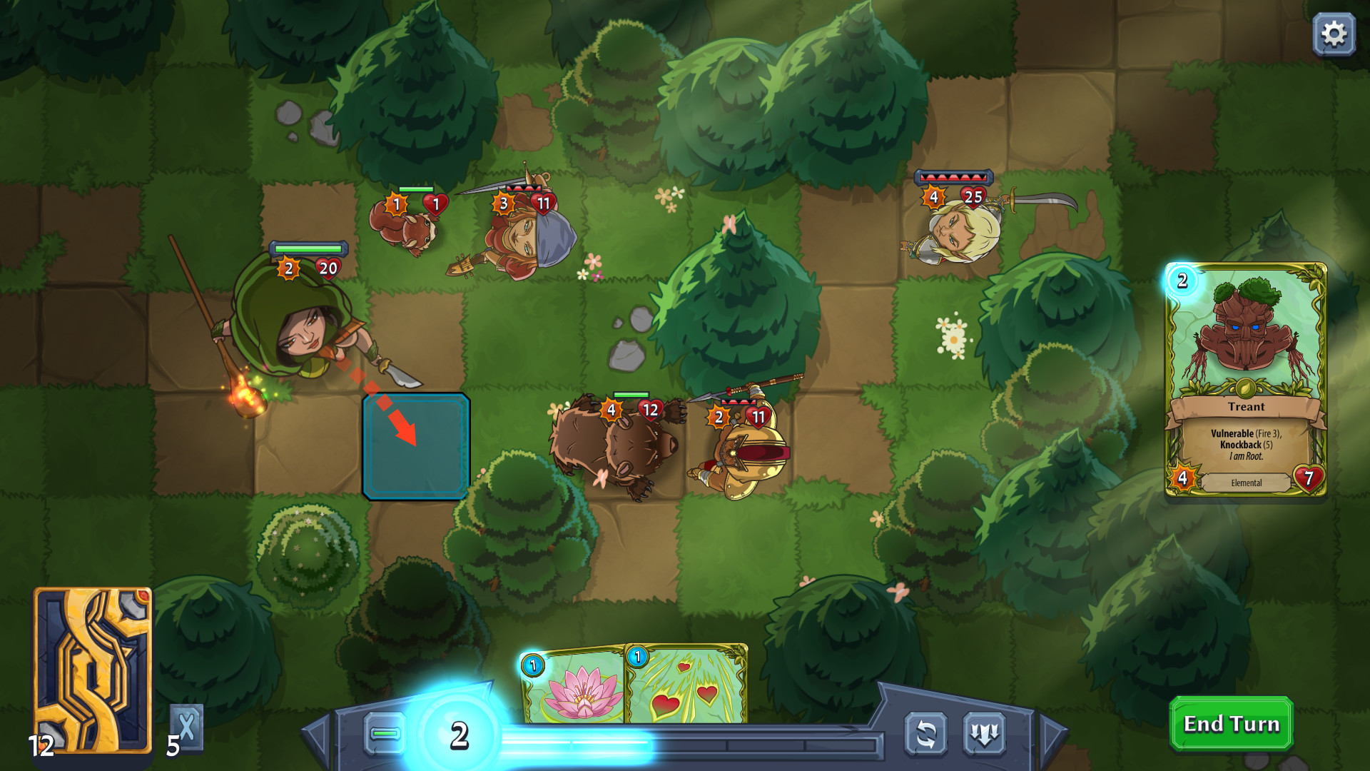 Скриншот: Abalon: Roguelike Tactics CCG