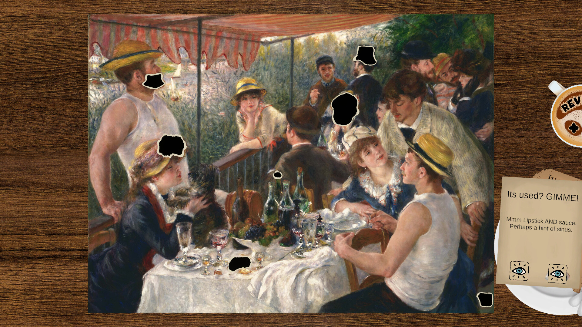 Скриншот: I Eat Paintings When Guards Aren't Looking