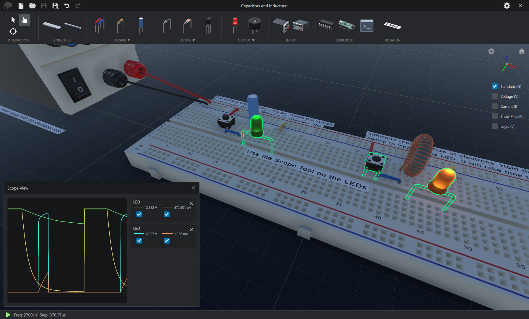 Скриншот: CRUMB Circuit Simulator