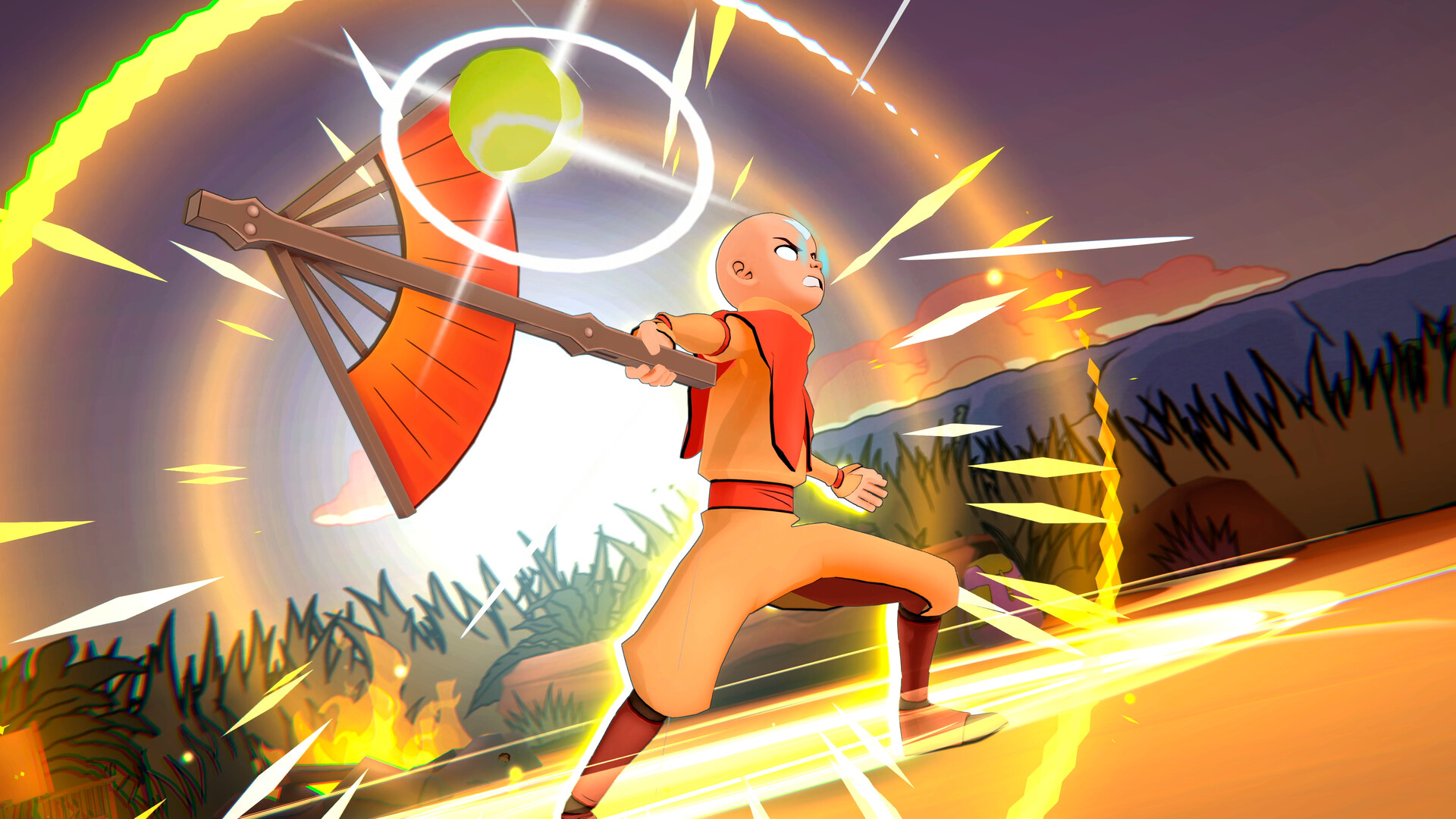 Скриншот: Nickelodeon Extreme Tennis: Next!