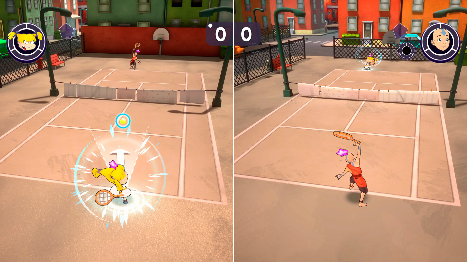 Скриншот: Nickelodeon Extreme Tennis: Next!