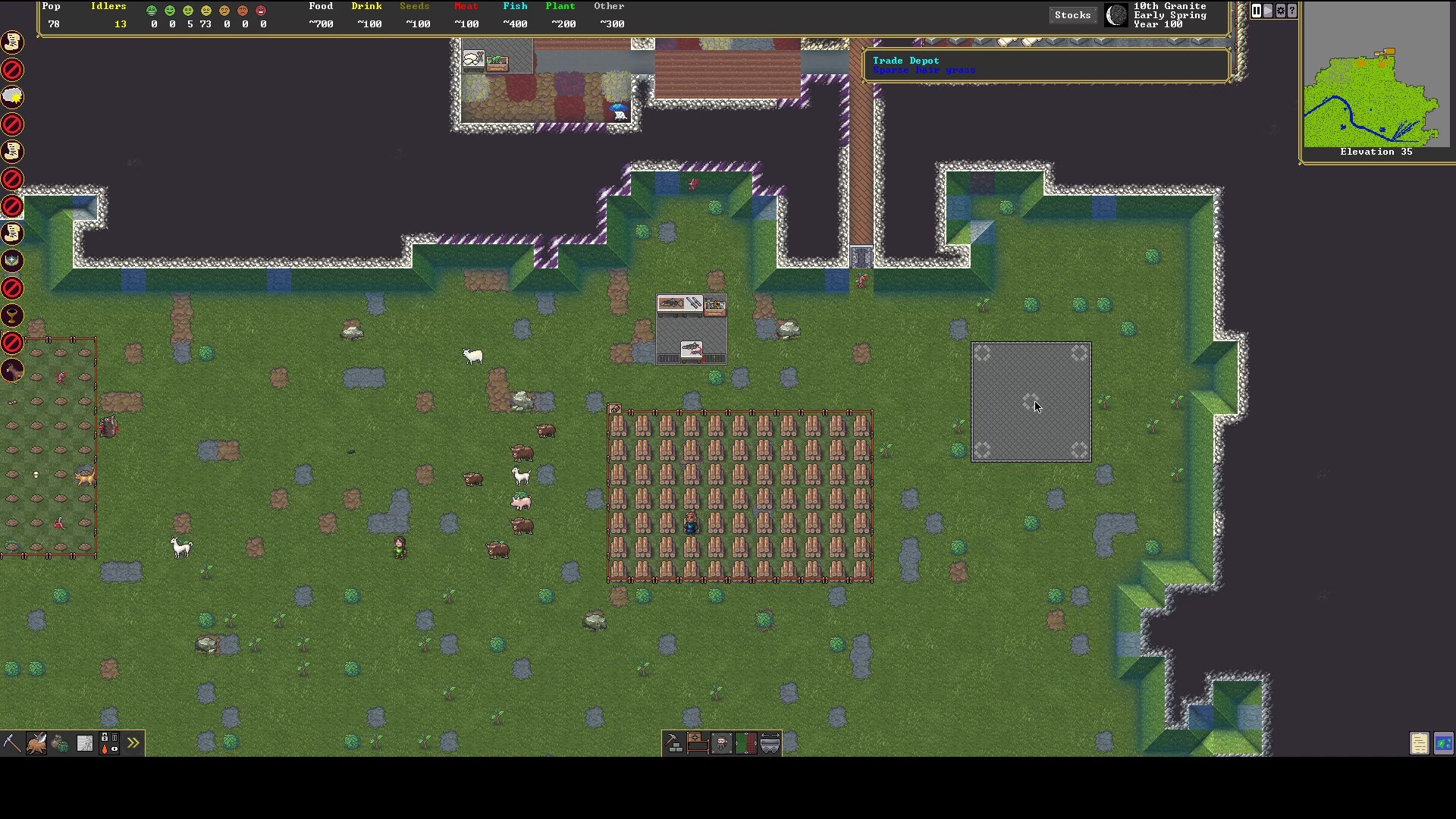 Скриншот: Dwarf Fortress