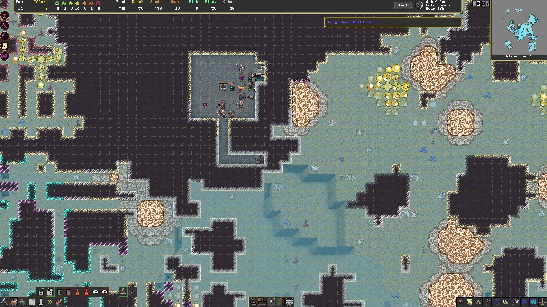 Скриншот: Dwarf Fortress