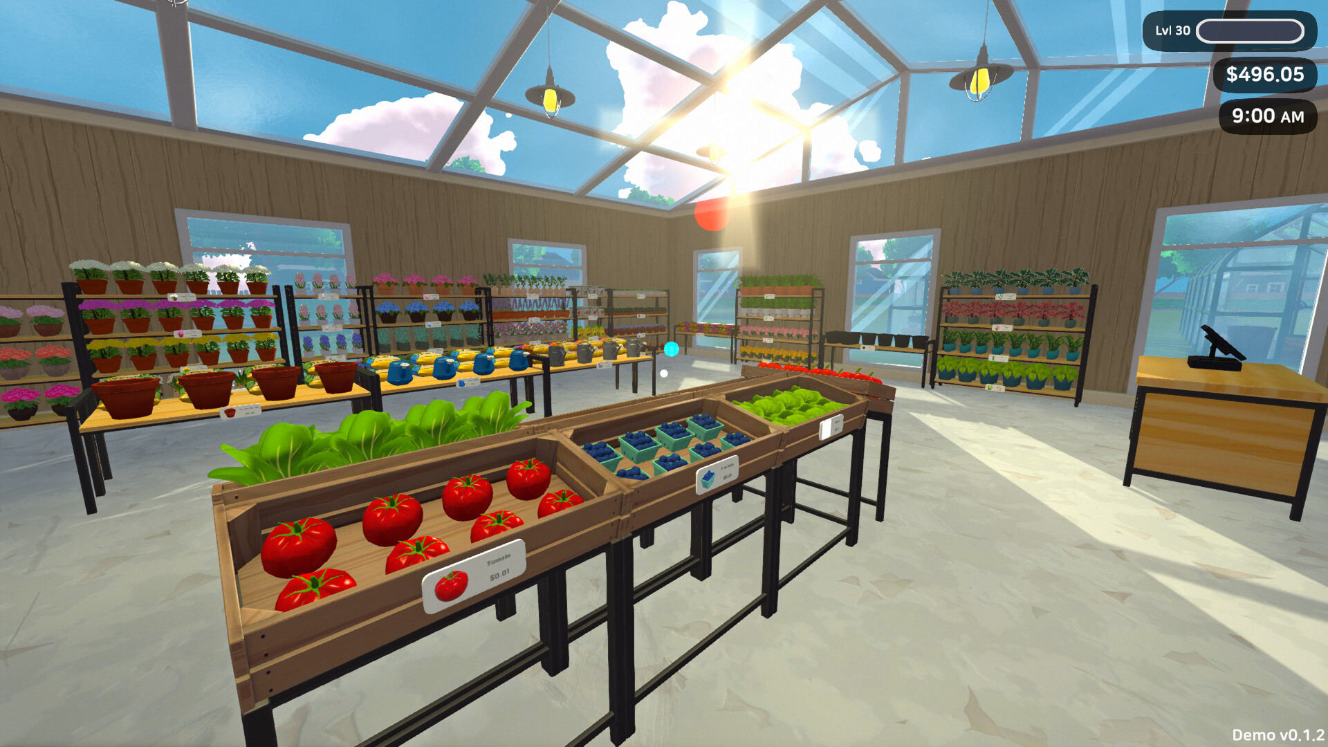 Скриншот: Plant Nursery Simulator
