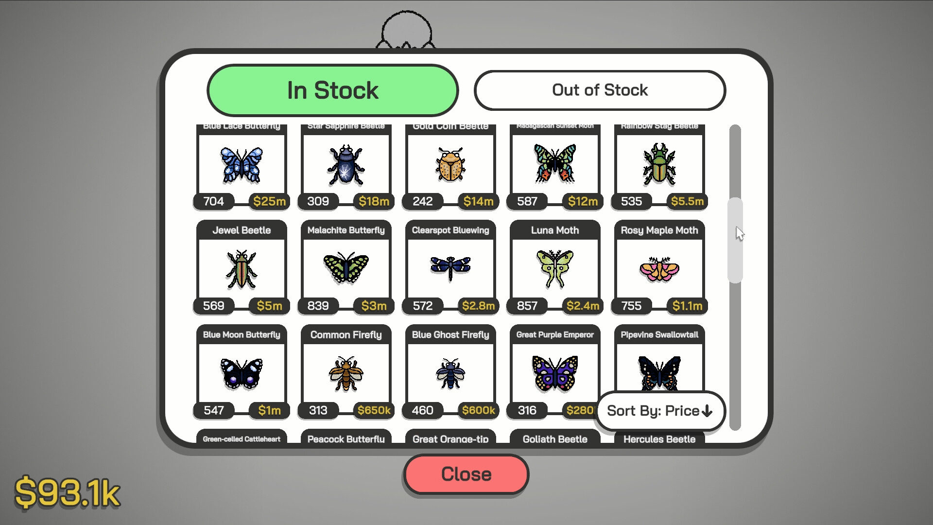 Скриншот: Budgie's Bug Shop