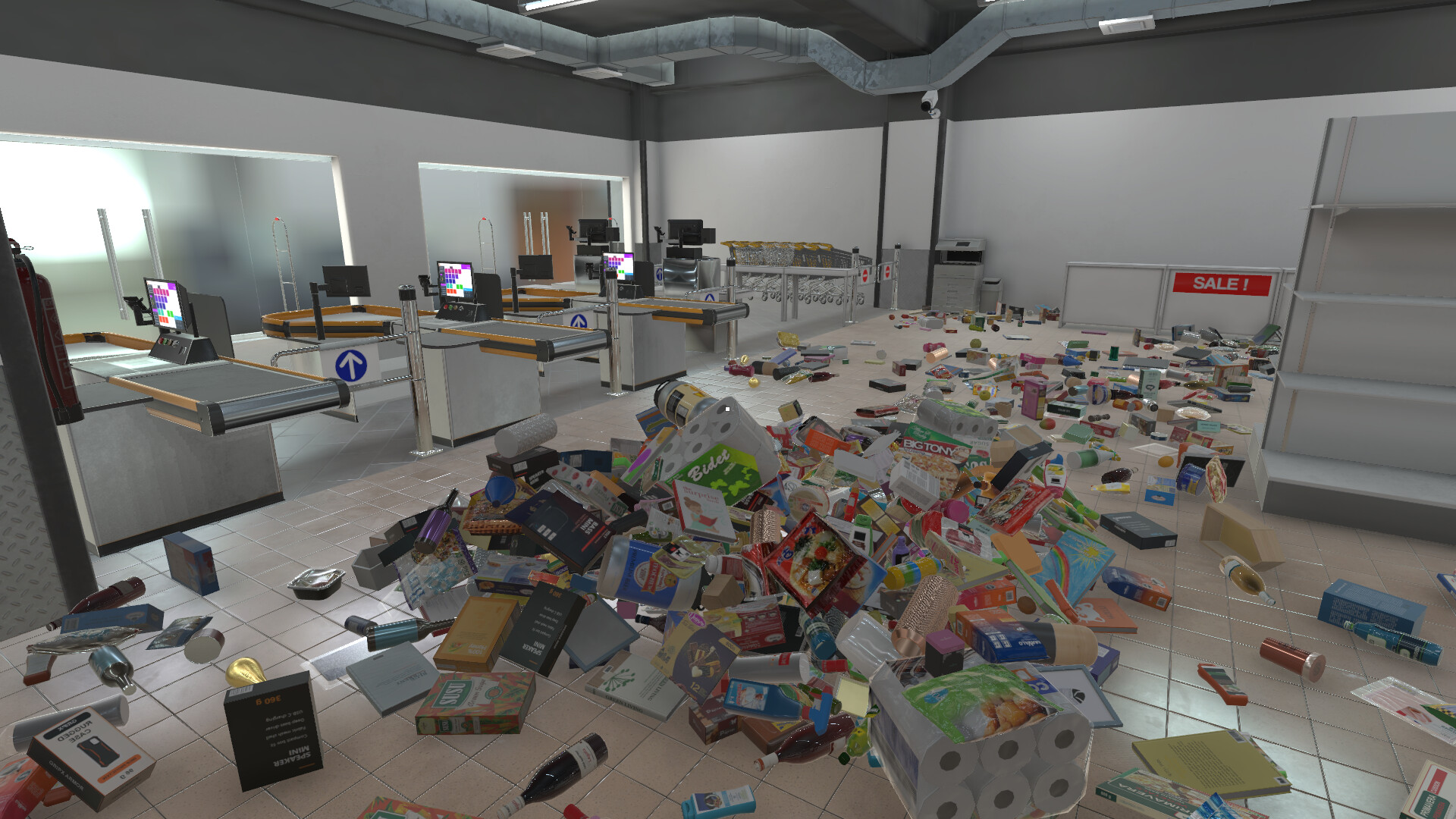 Скриншот: Supermarket Chaos