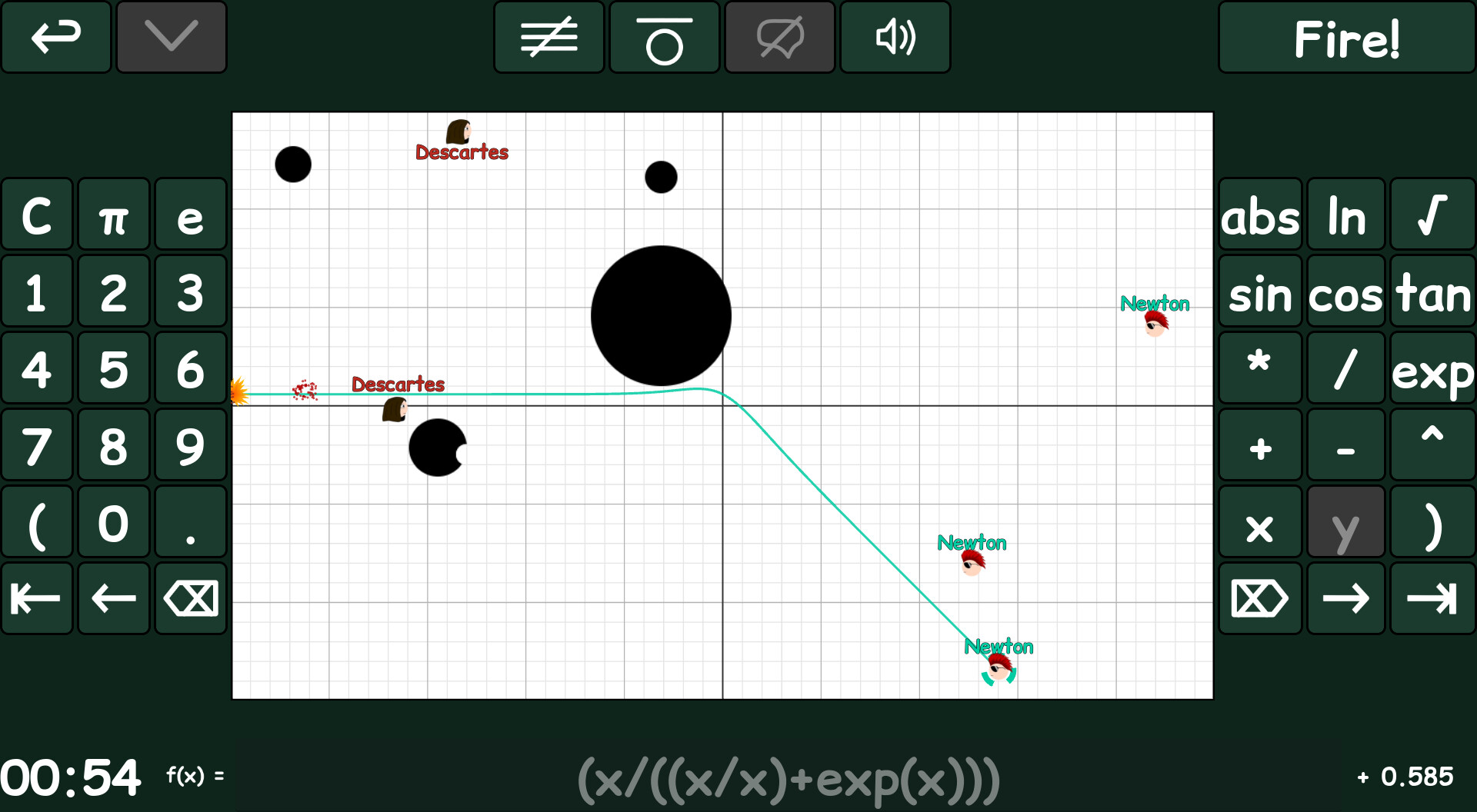 Скриншот: Graphwar II