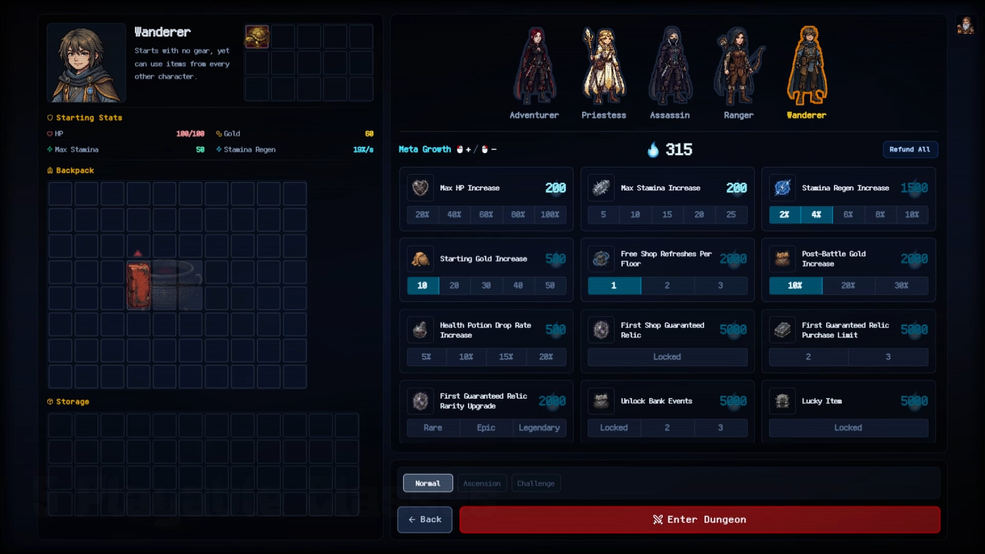 Скриншот: Backpack Dungeon