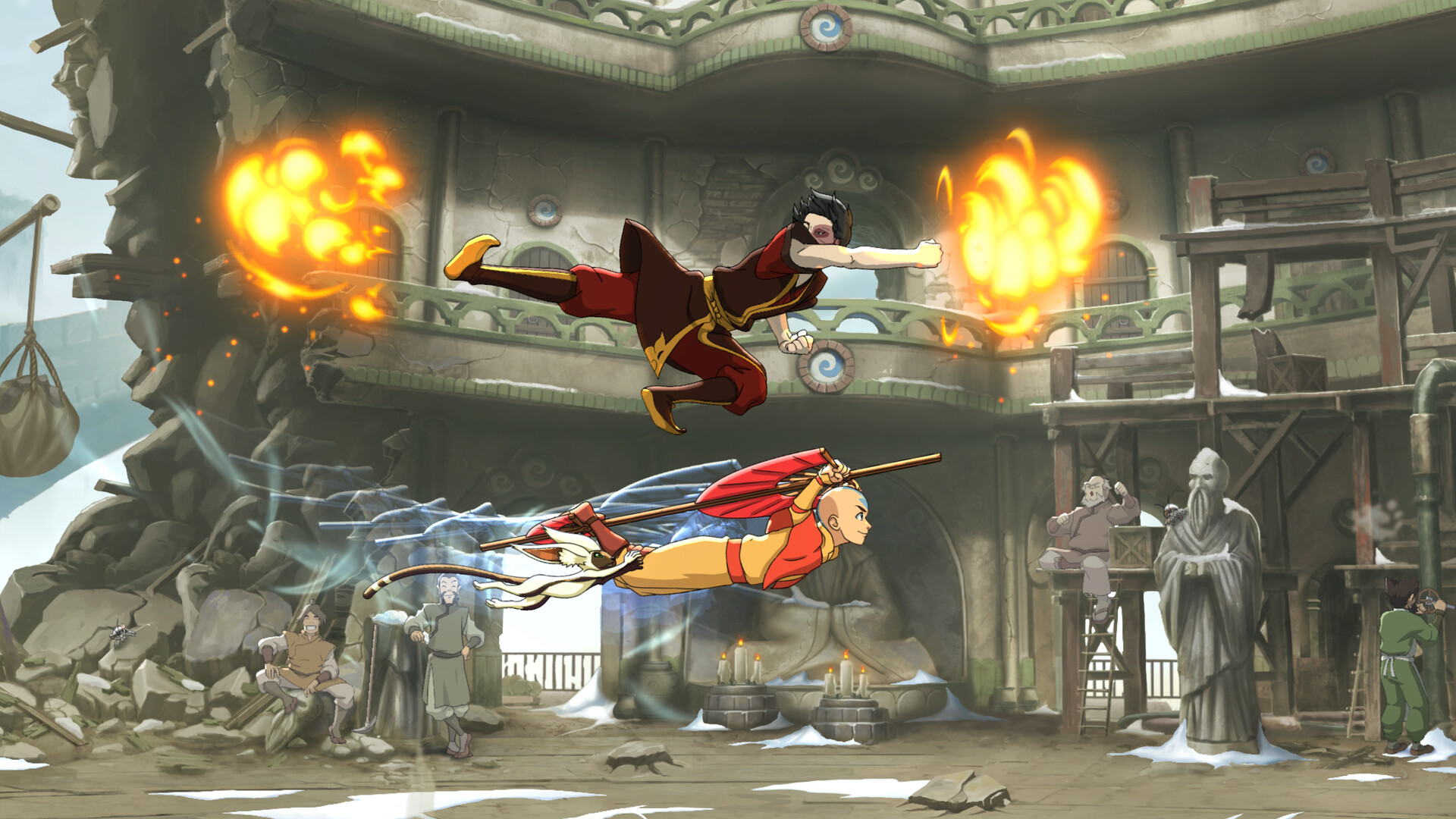 Скриншот: Avatar Legends: The Fighting Game