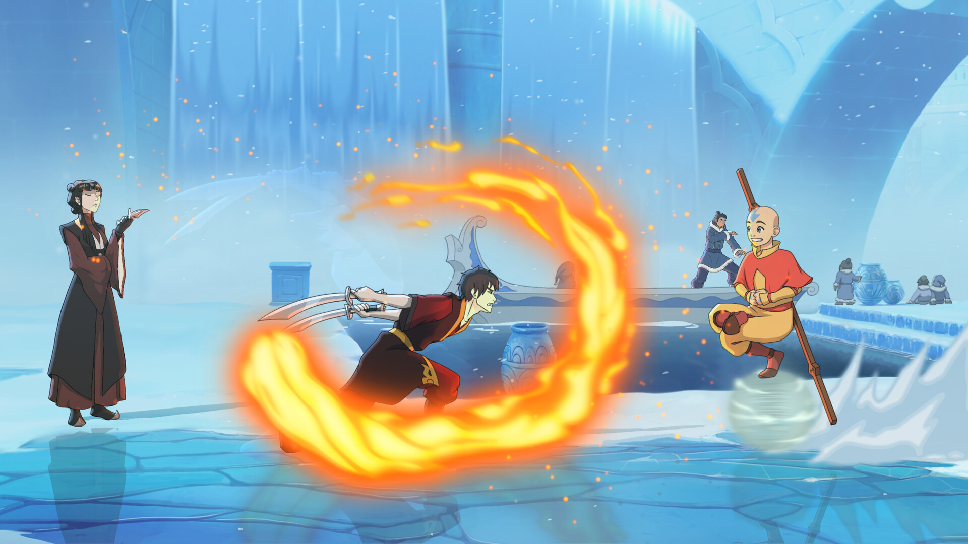 Скриншот: Avatar Legends: The Fighting Game
