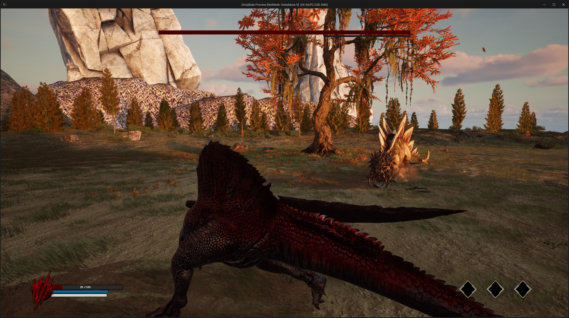 Скриншот: Dinoblade