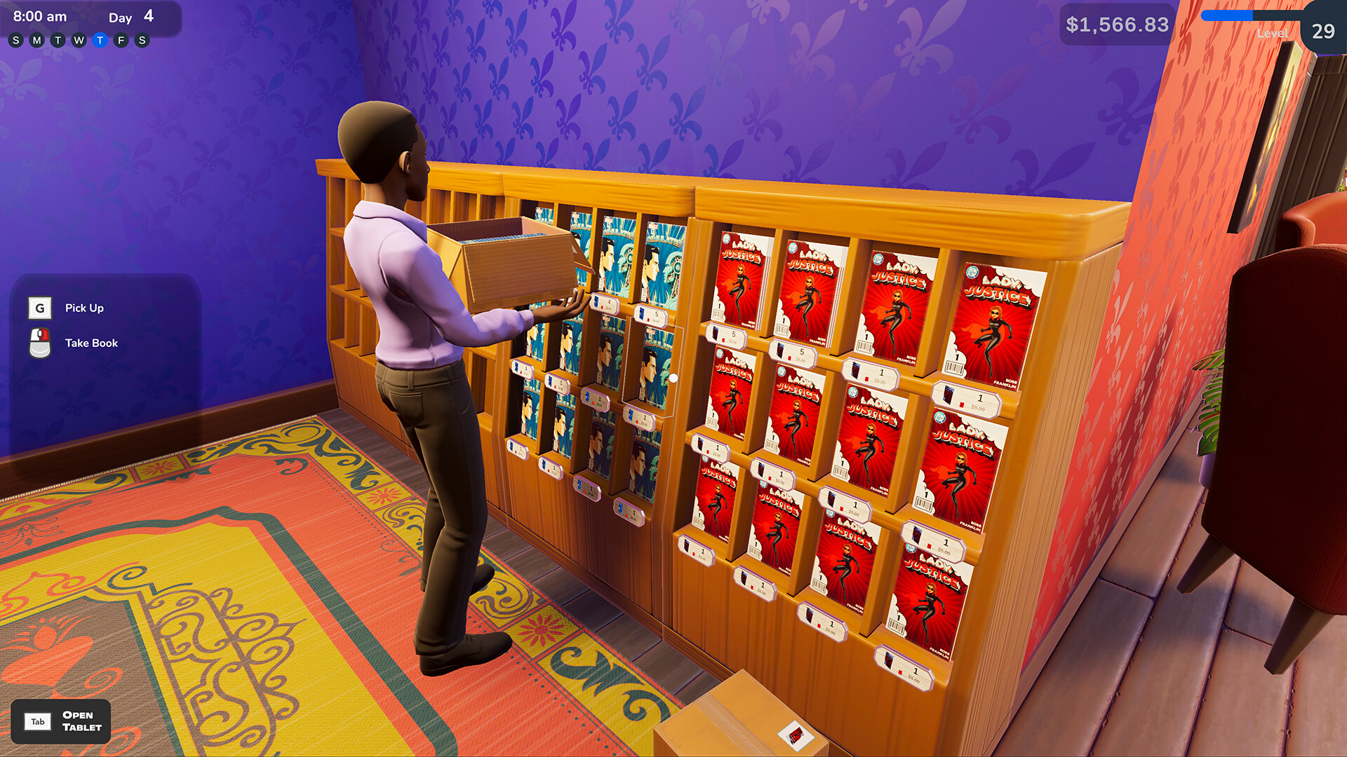 Скриншот: Bookshop Simulator