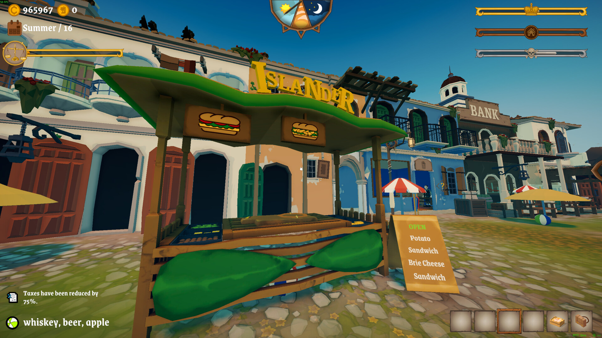 Скриншот: Island Market Simulator