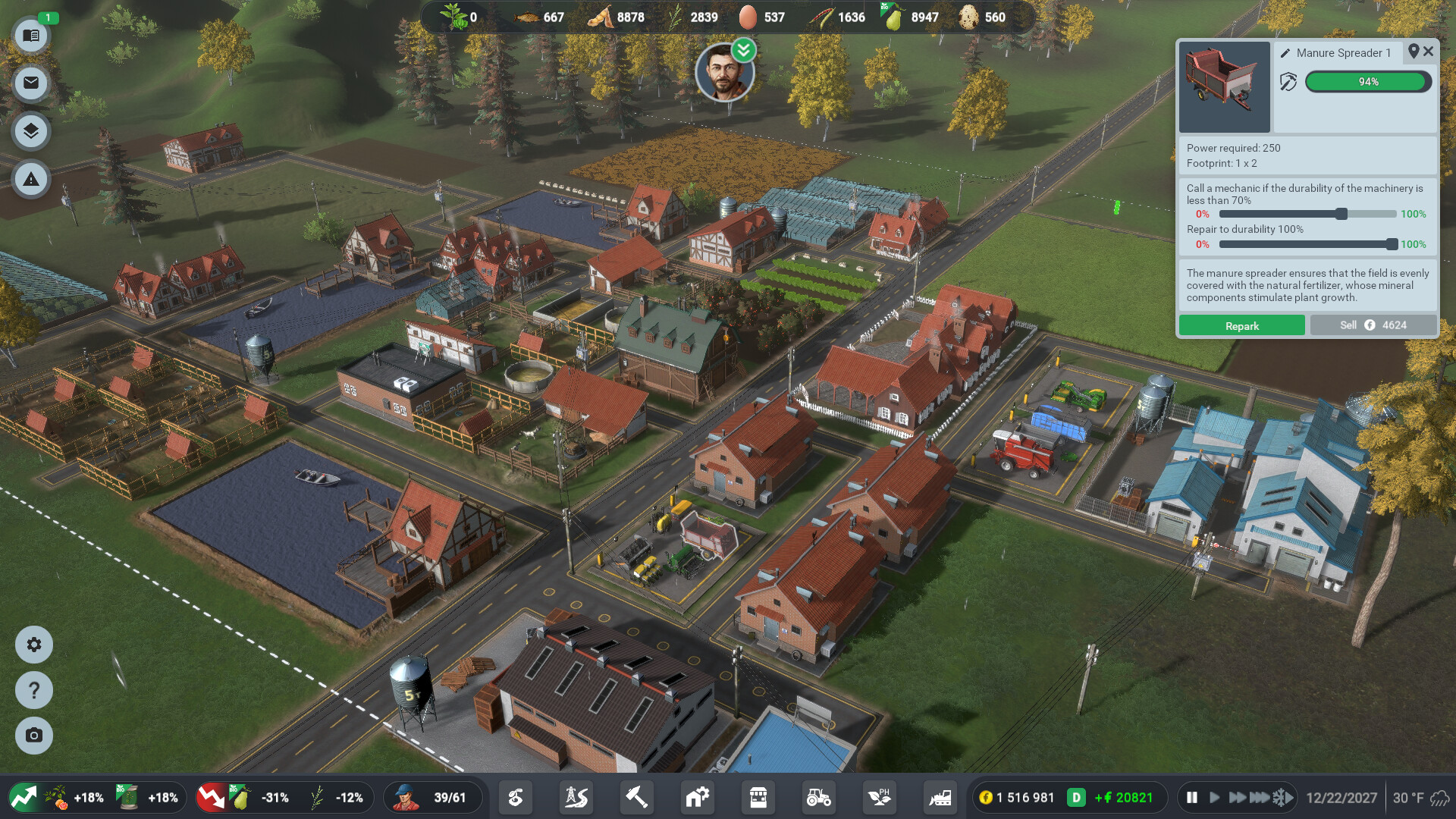 Скриншот: Farm Manager World