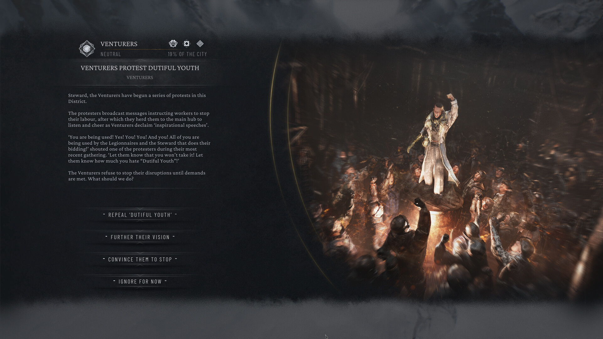 Скриншот: Frostpunk 2