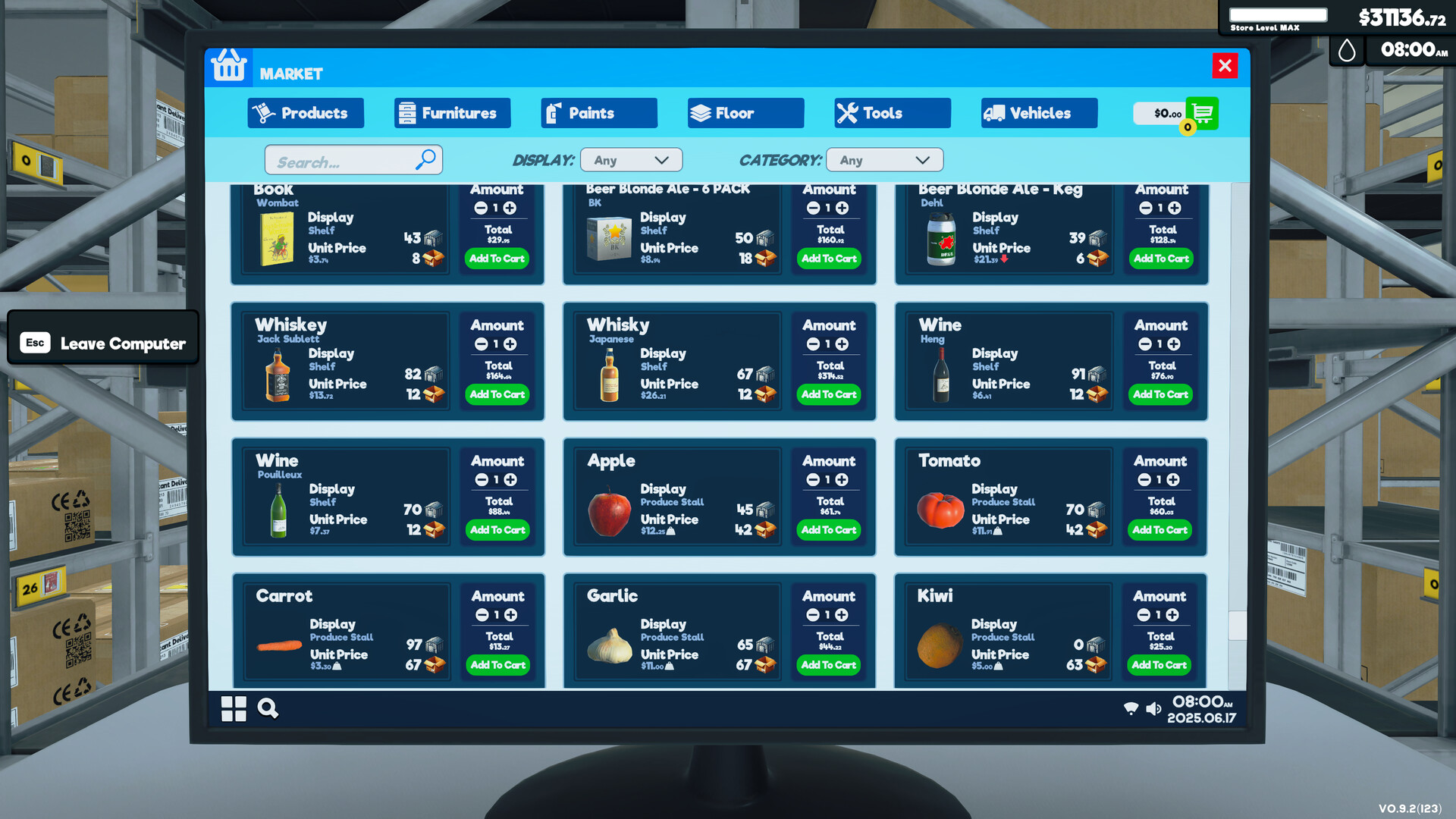 Скриншот: Supermarket Simulator
