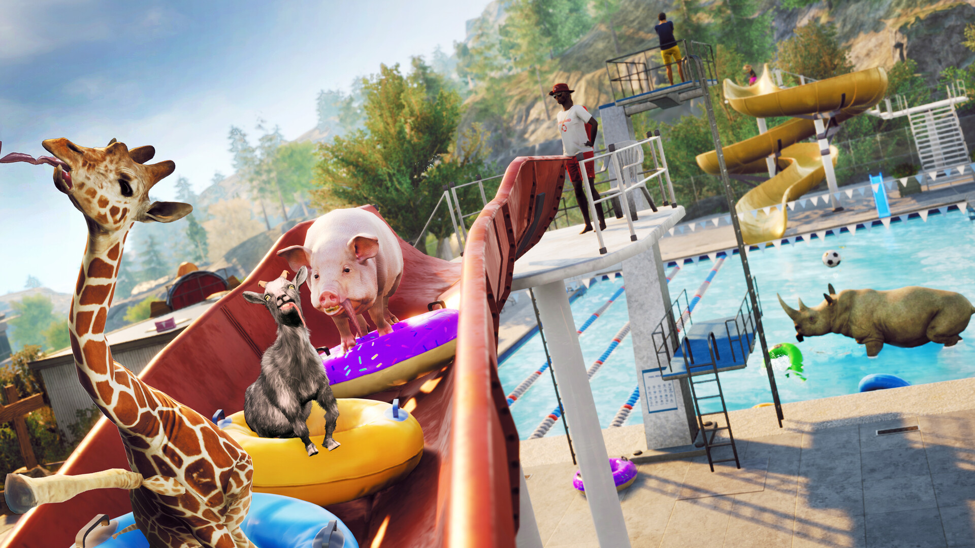 Скриншот: Goat Simulator 3