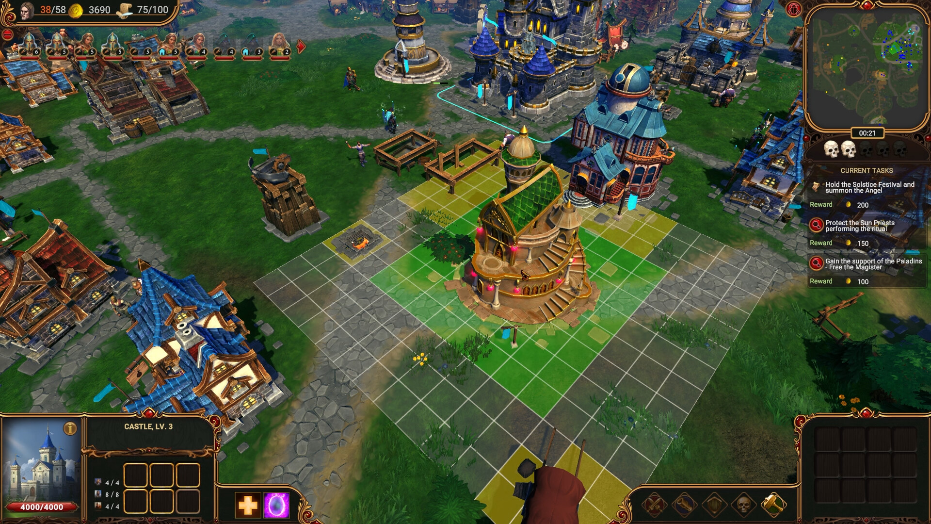 Скриншот: Lessaria: Fantasy Kingdom Sim
