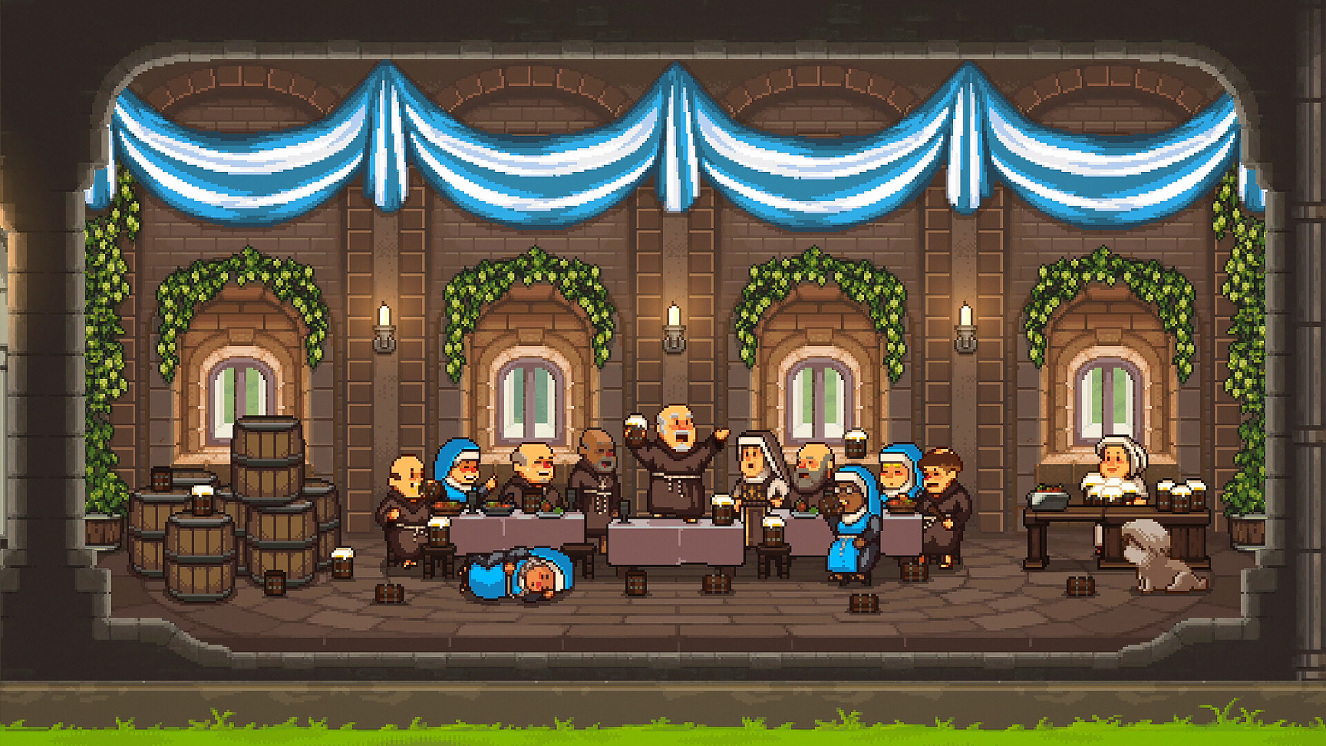 Скриншот: Ale Abbey - Monastery Brewery Tycoon