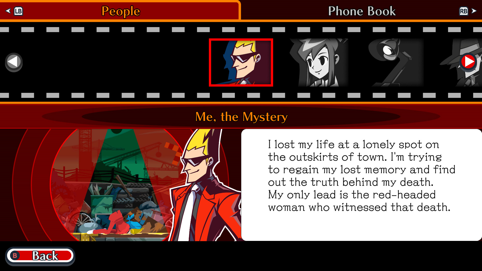 Скриншот: Ghost Trick: Phantom Detective
