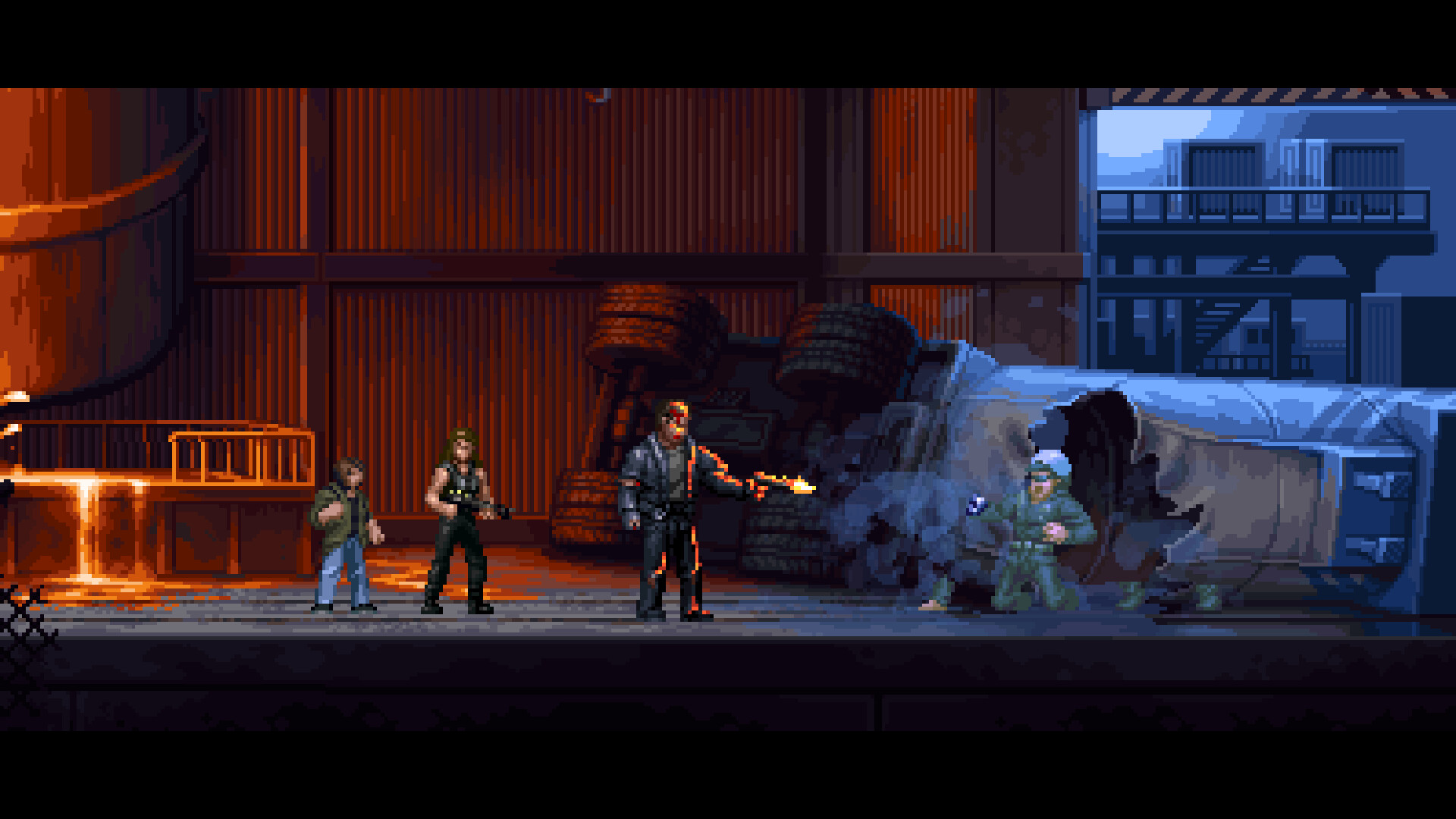Скриншот: Terminator 2D: NO FATE