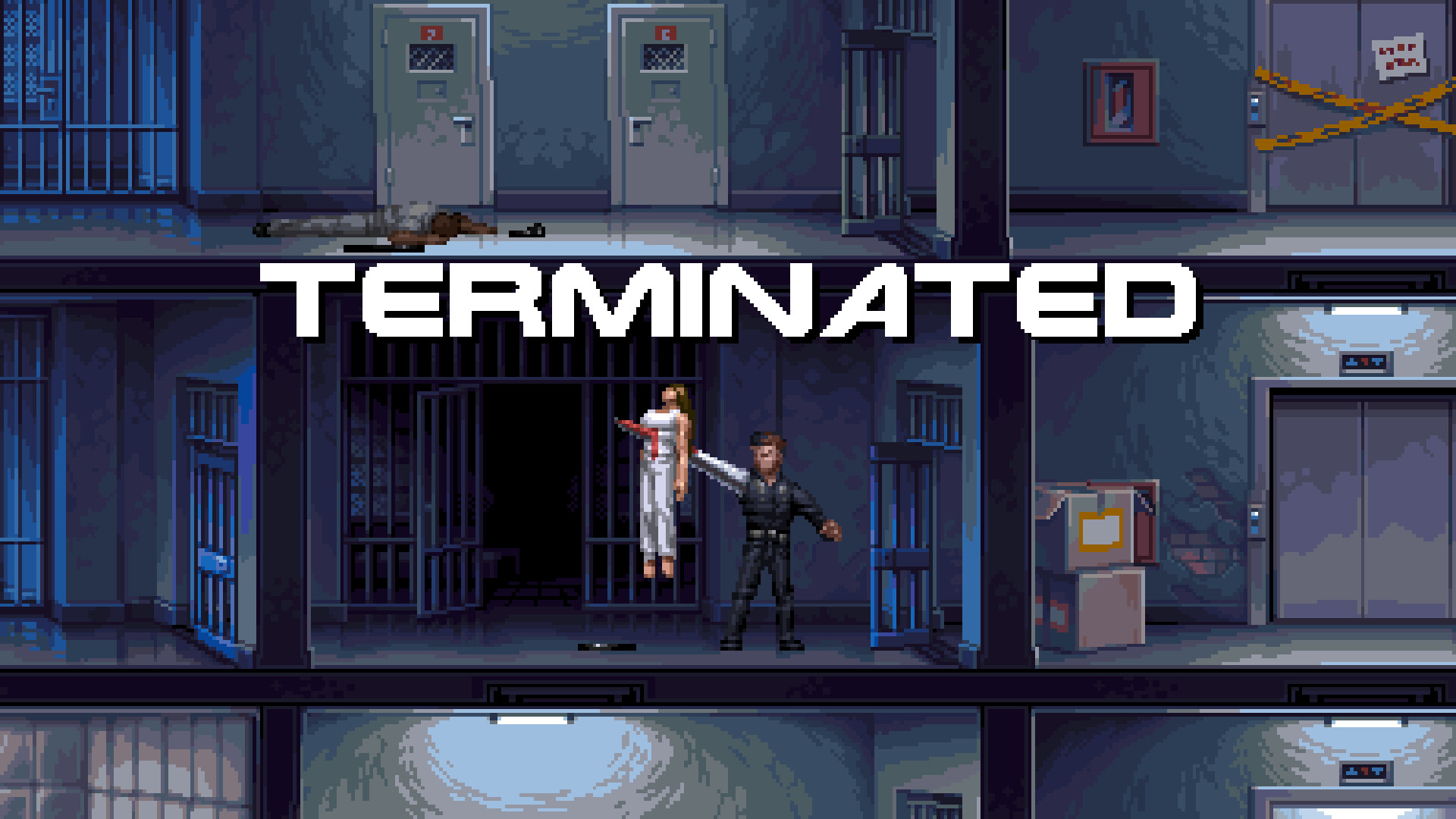 Скриншот: Terminator 2D: NO FATE