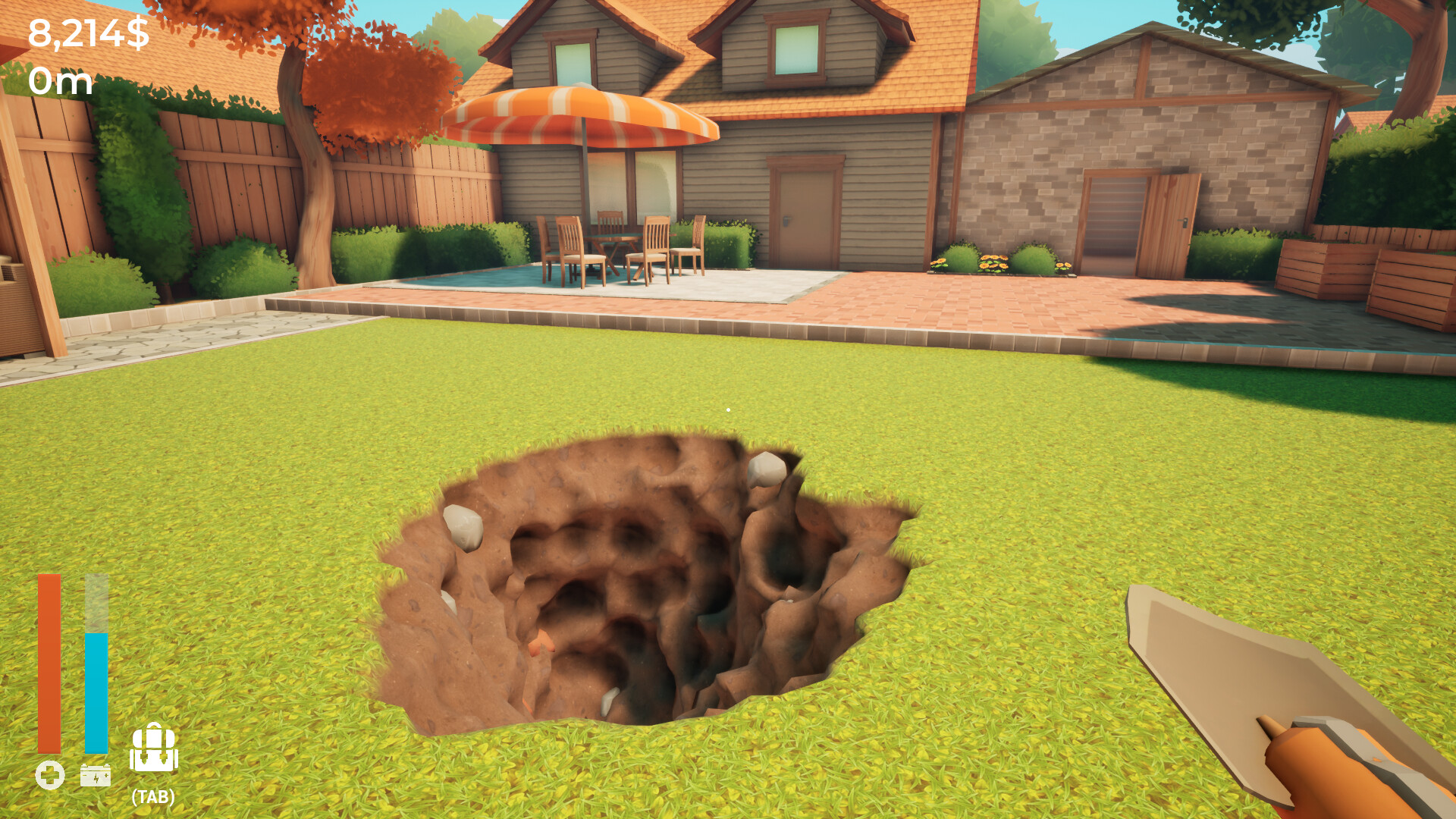 Скриншот: A Game About Digging A Hole™