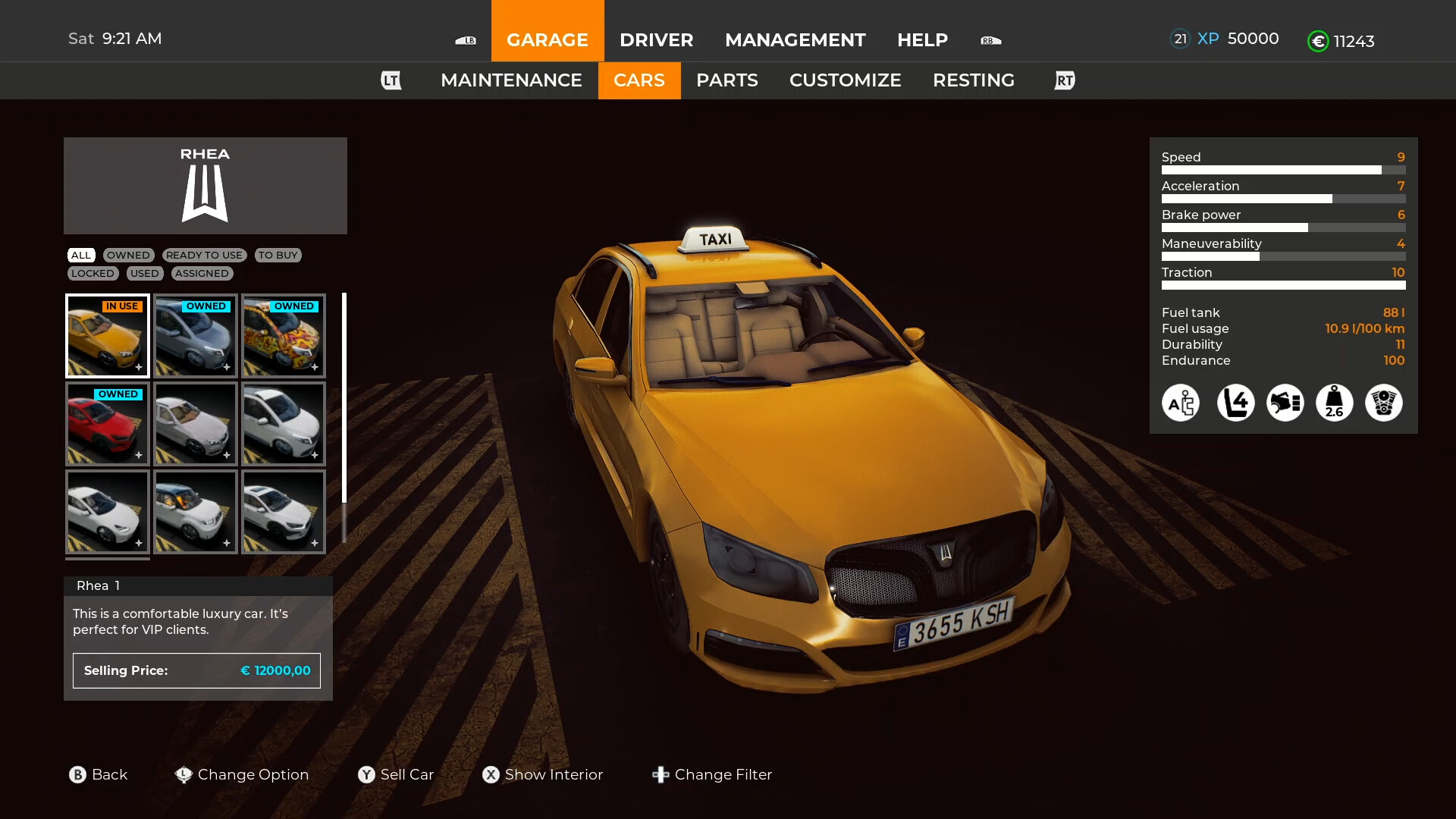 Скриншот: Taxi Life: A City Driving Simulator