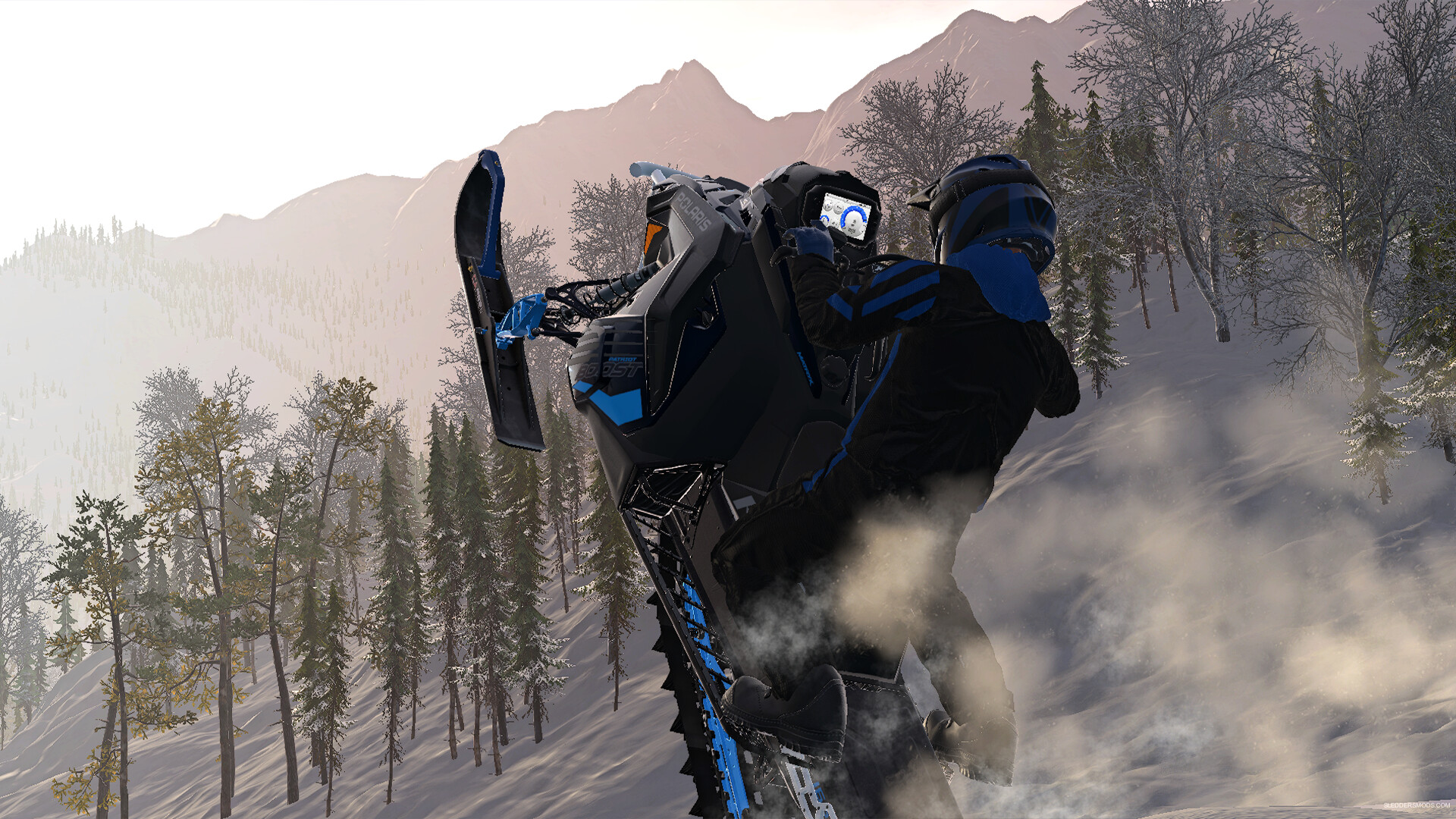 Скриншот: Sledders