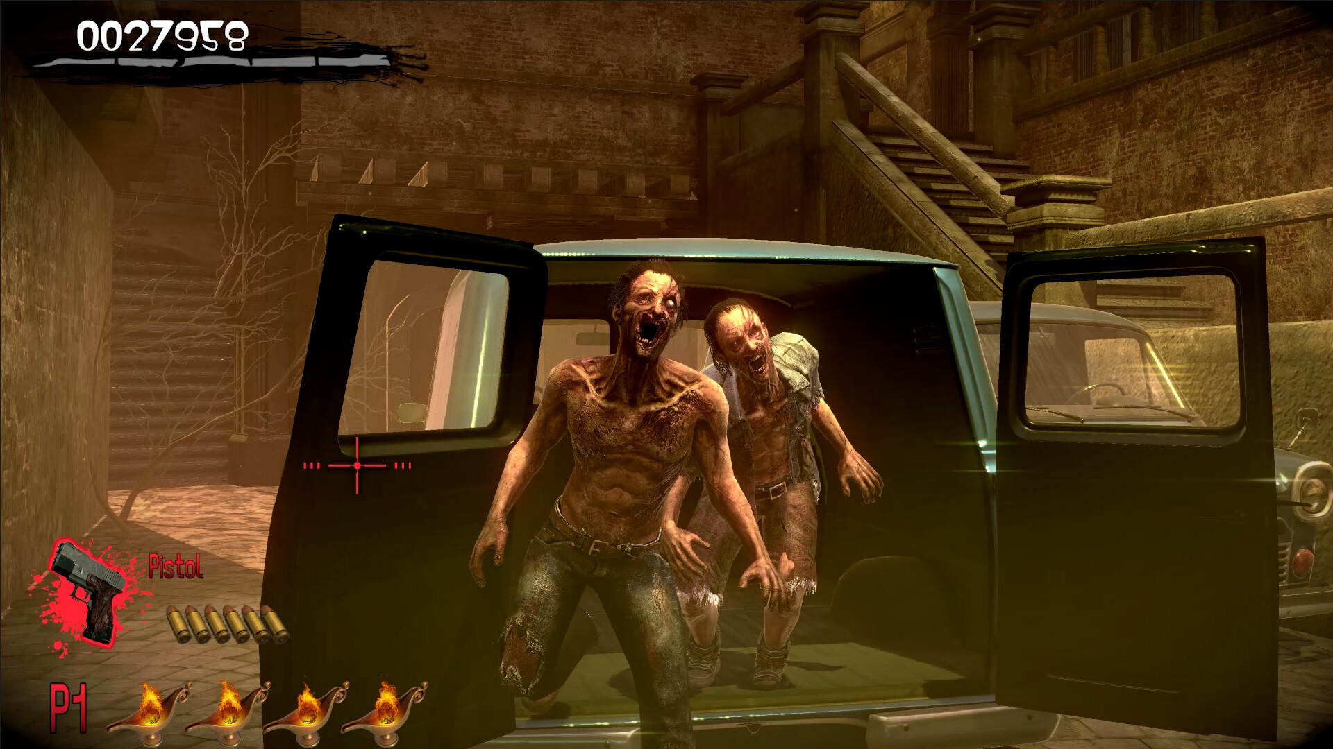 Скриншот: THE HOUSE OF THE DEAD 2: Remake