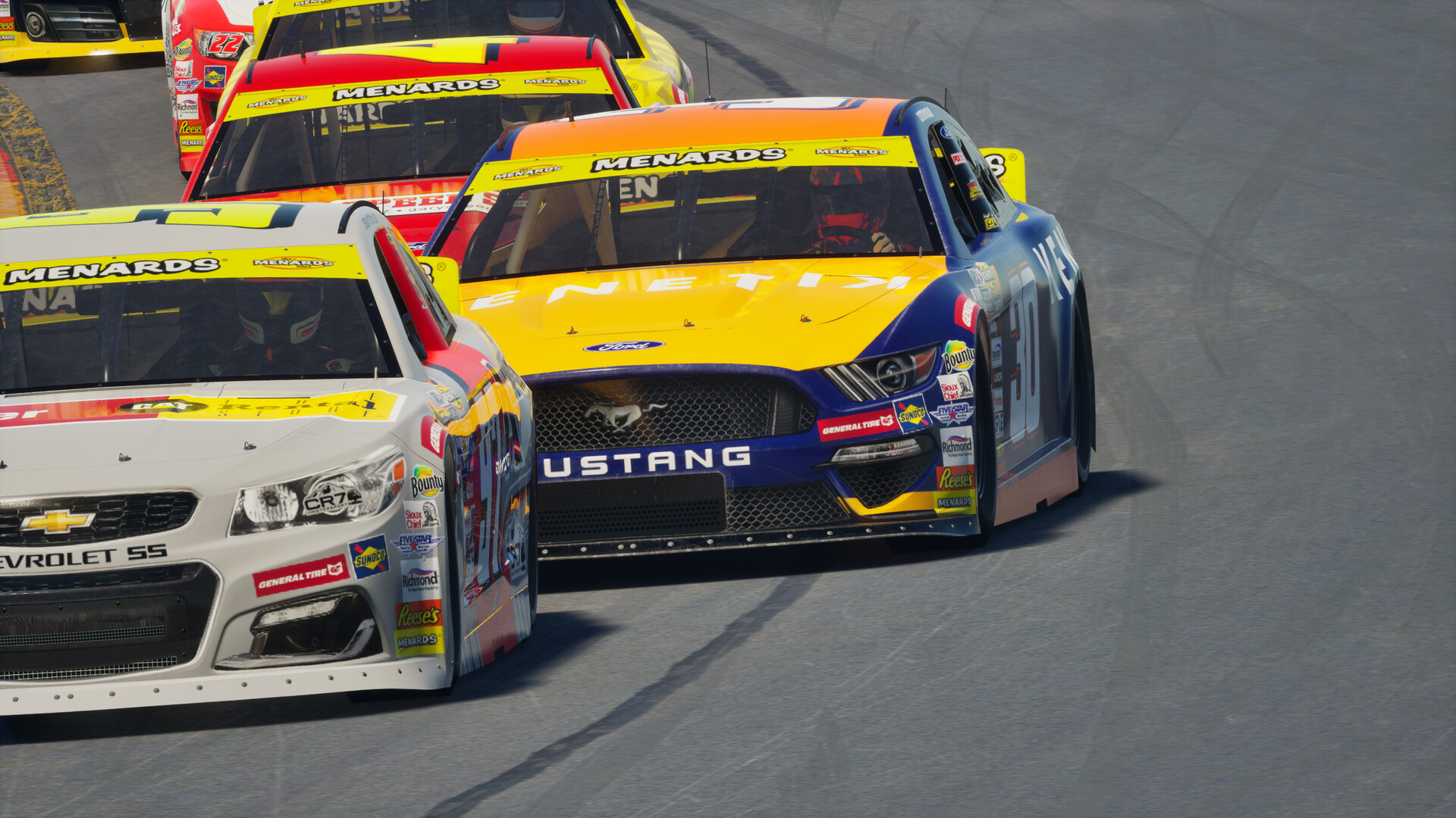 Скриншот: NASCAR 25