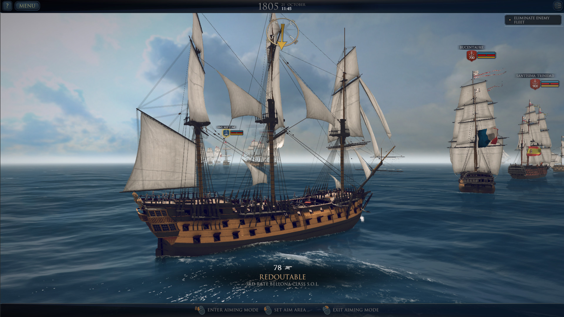 Скриншот: Ultimate Admiral: Age of Sail