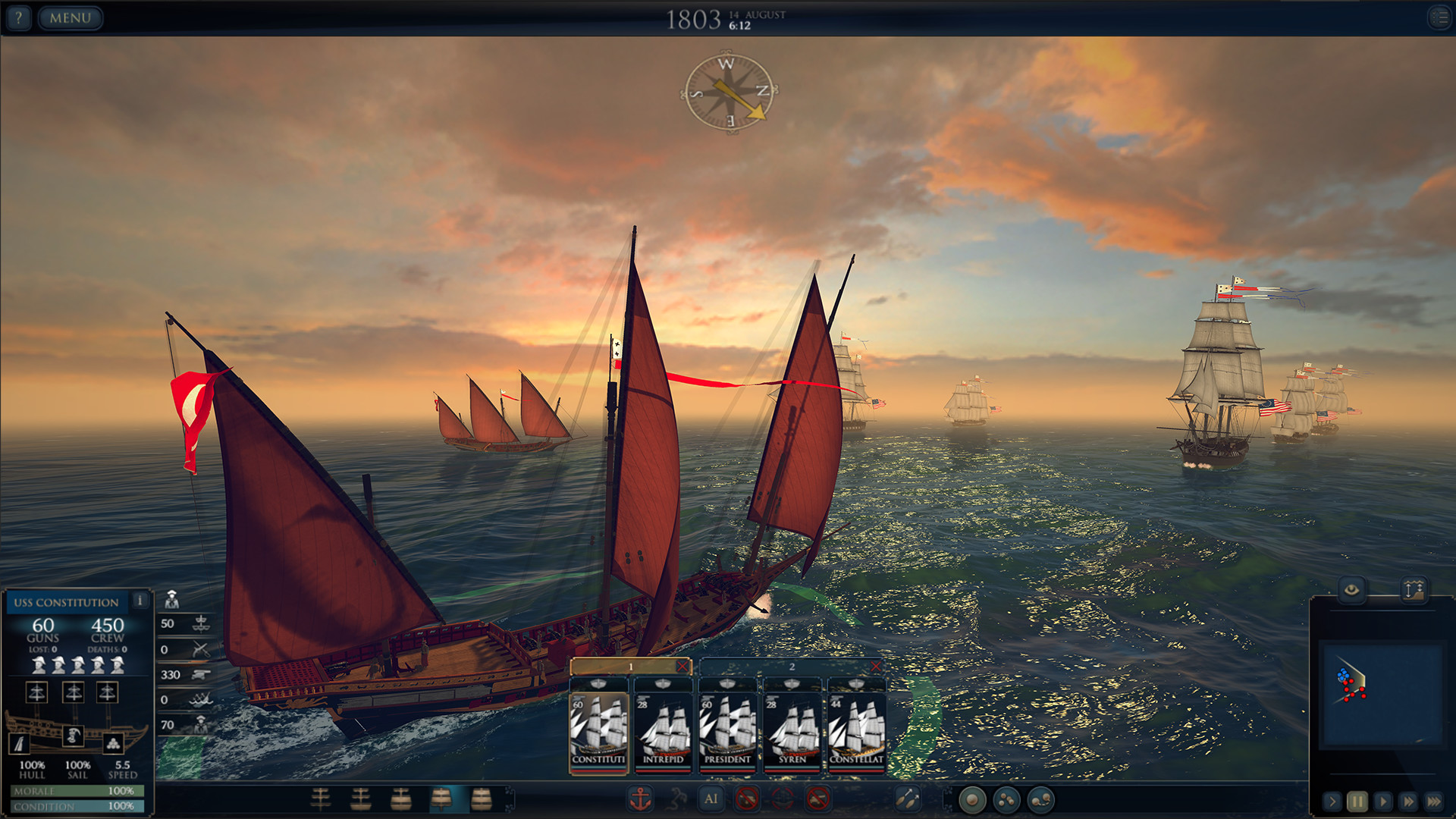 Скриншот: Ultimate Admiral: Age of Sail