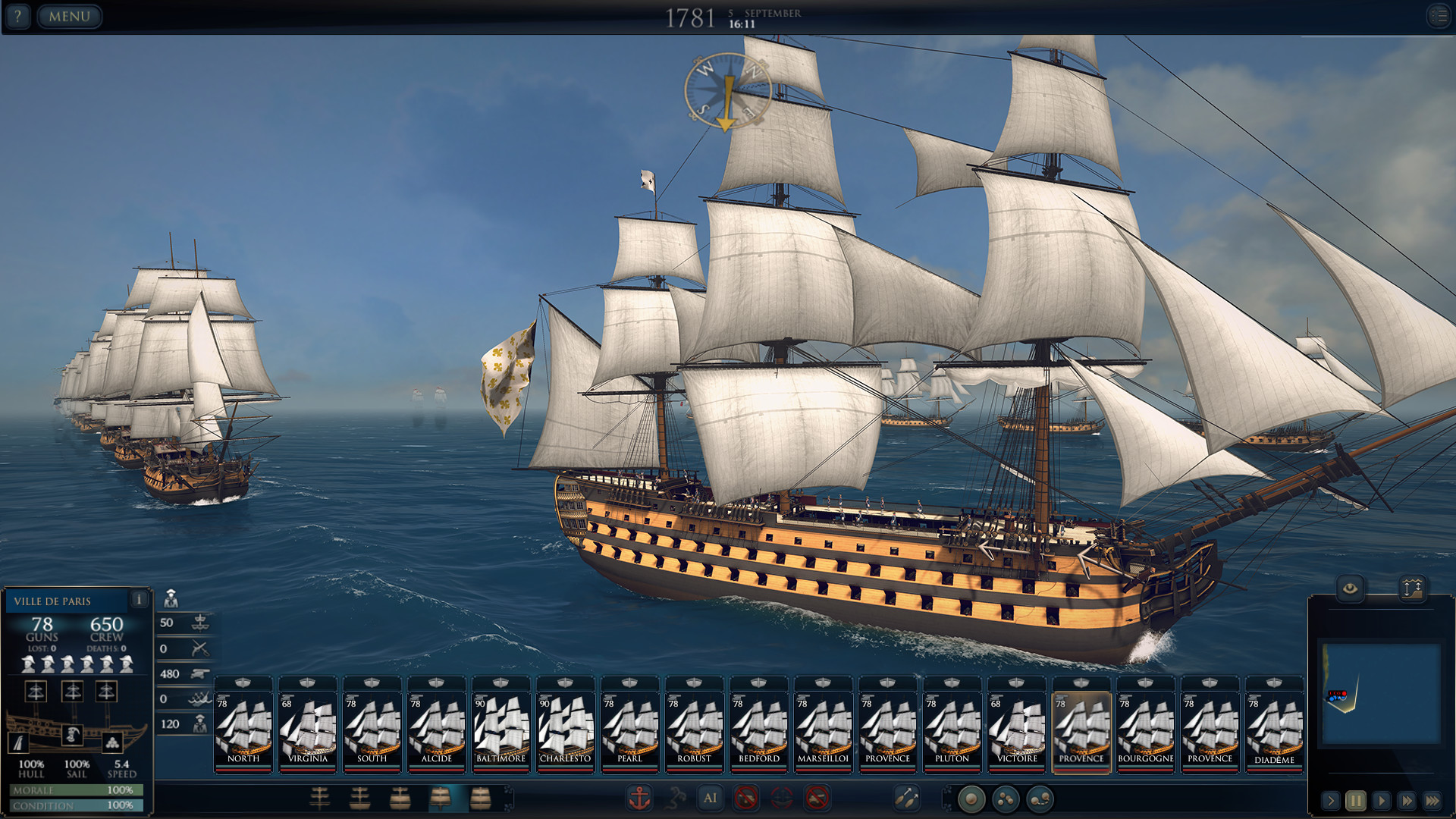Скриншот: Ultimate Admiral: Age of Sail