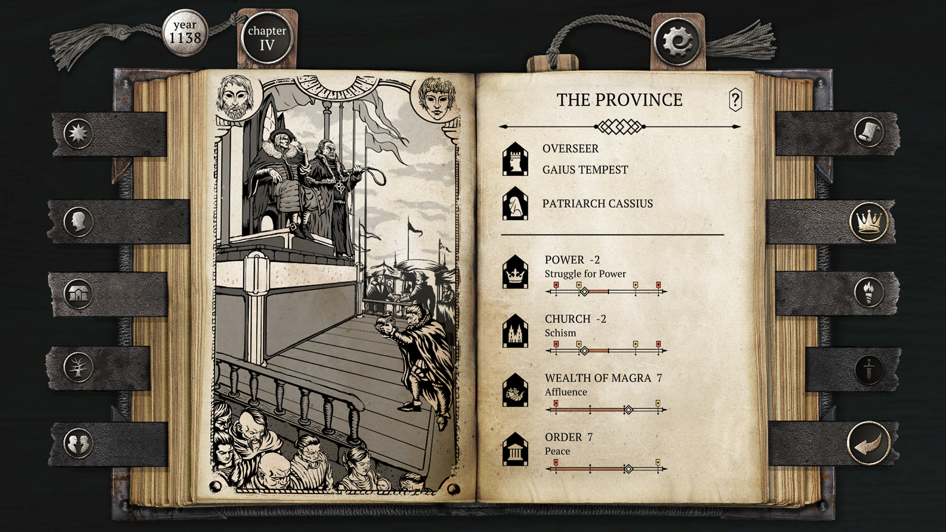 Скриншот: The Life and Suffering of Sir Brante