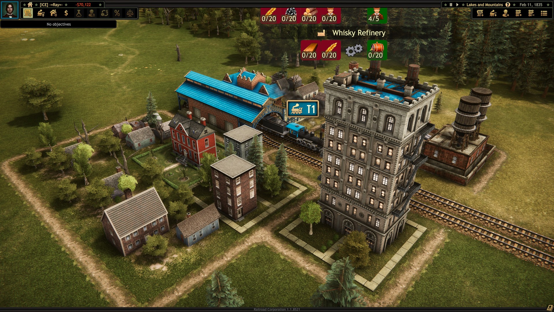 Скриншот: Railroad Corporation