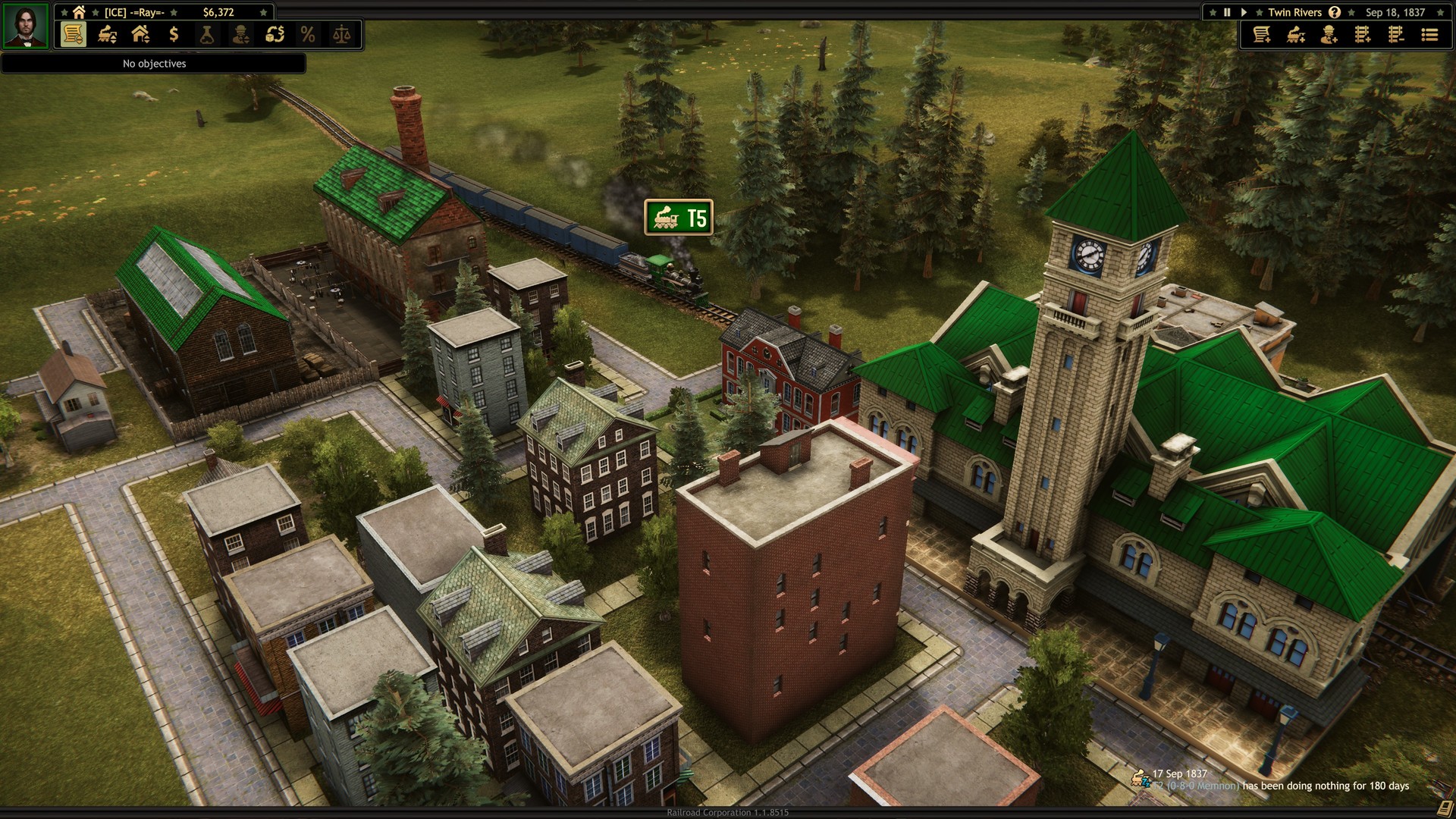 Скриншот: Railroad Corporation