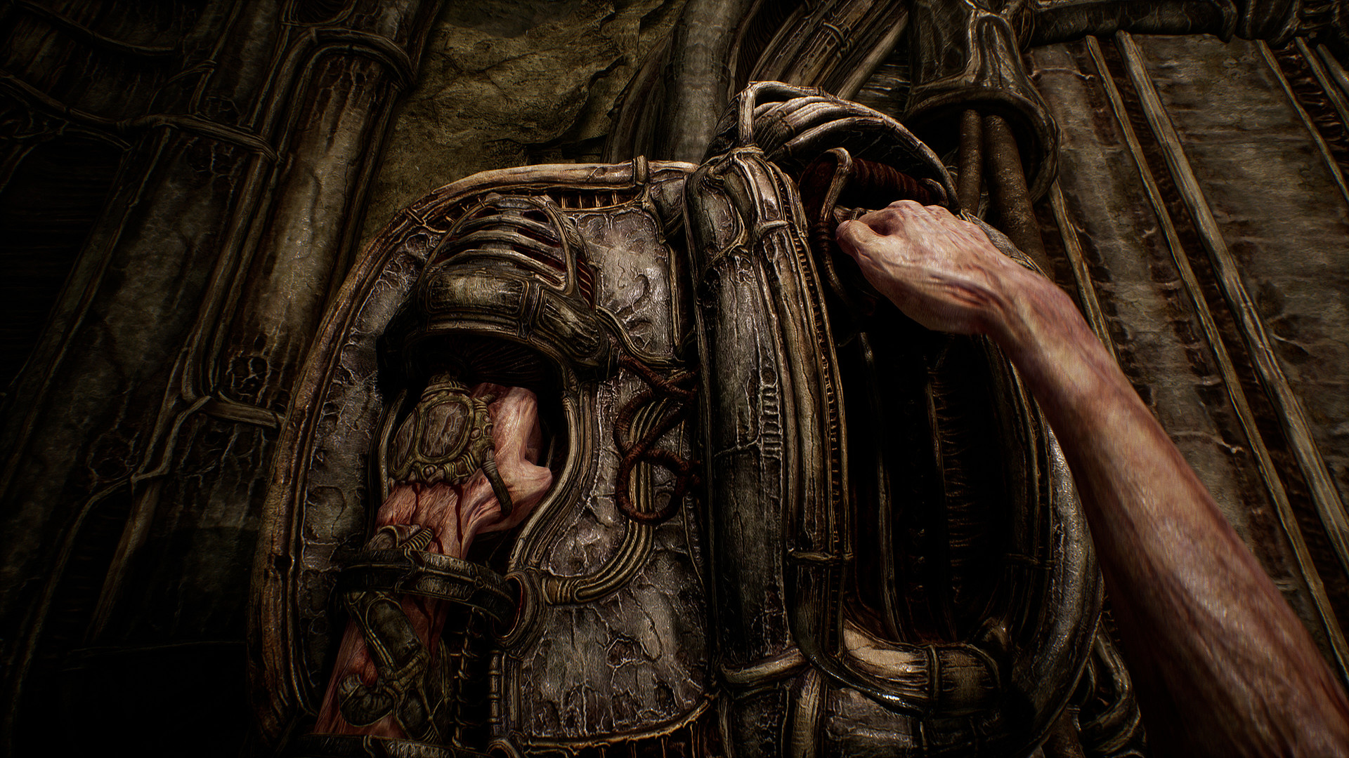 Скриншот: Scorn