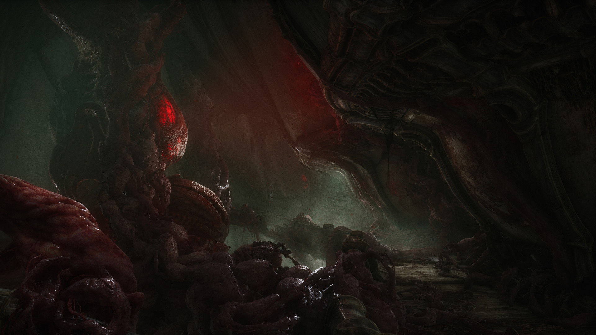 Скриншот: Scorn