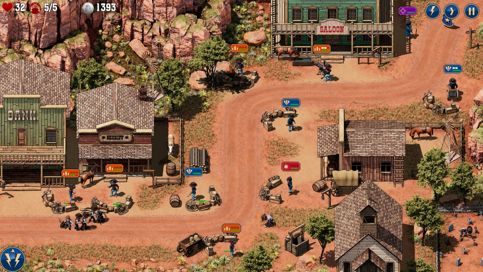 Скриншот: Lawless West