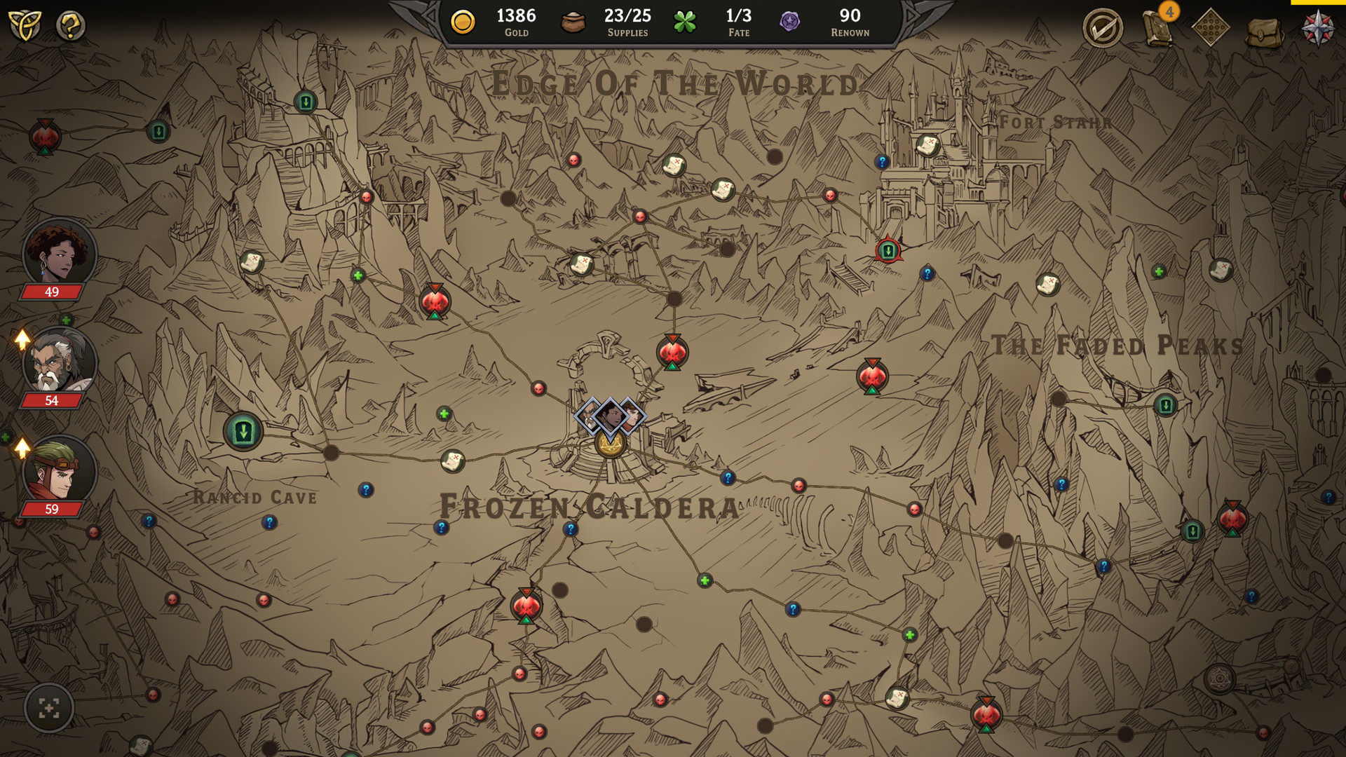 Скриншот: Gordian Quest