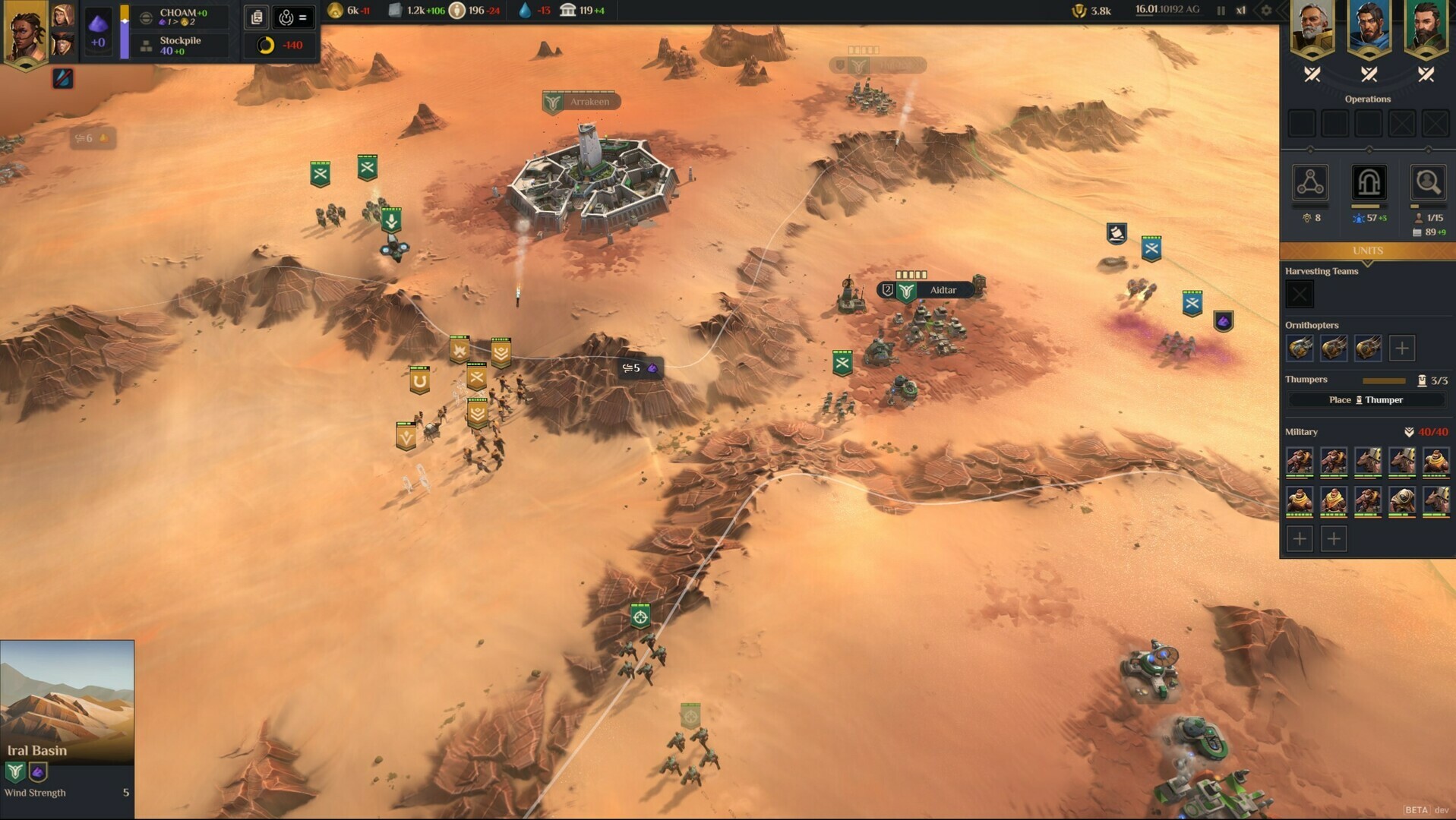 Скриншот: Dune: Spice Wars