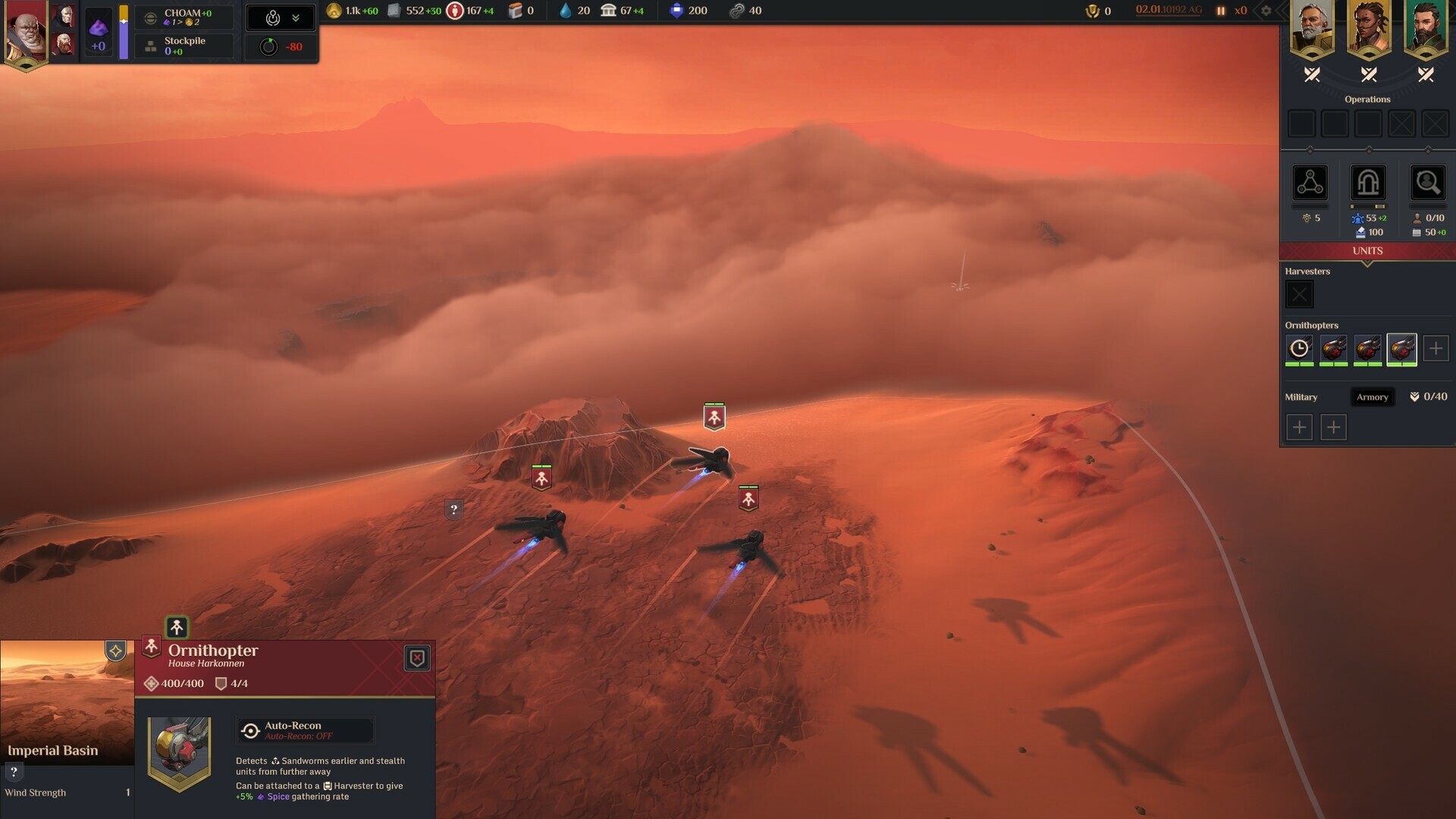 Скриншот: Dune: Spice Wars