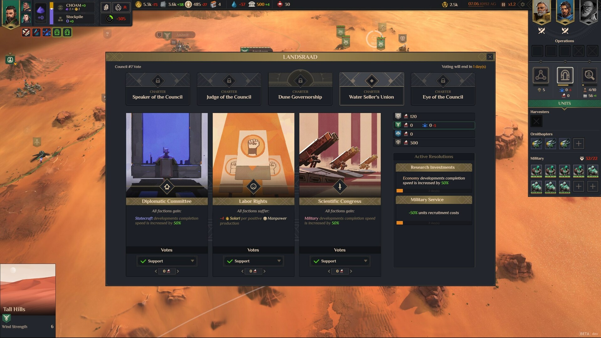 Скриншот: Dune: Spice Wars