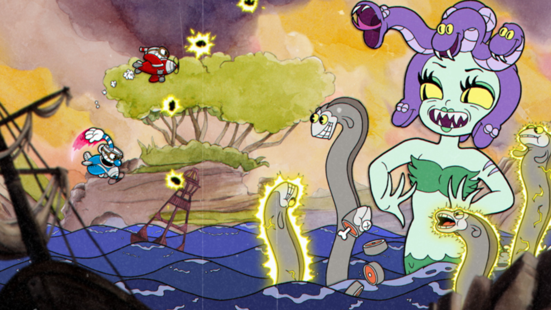 Скриншот: Cuphead