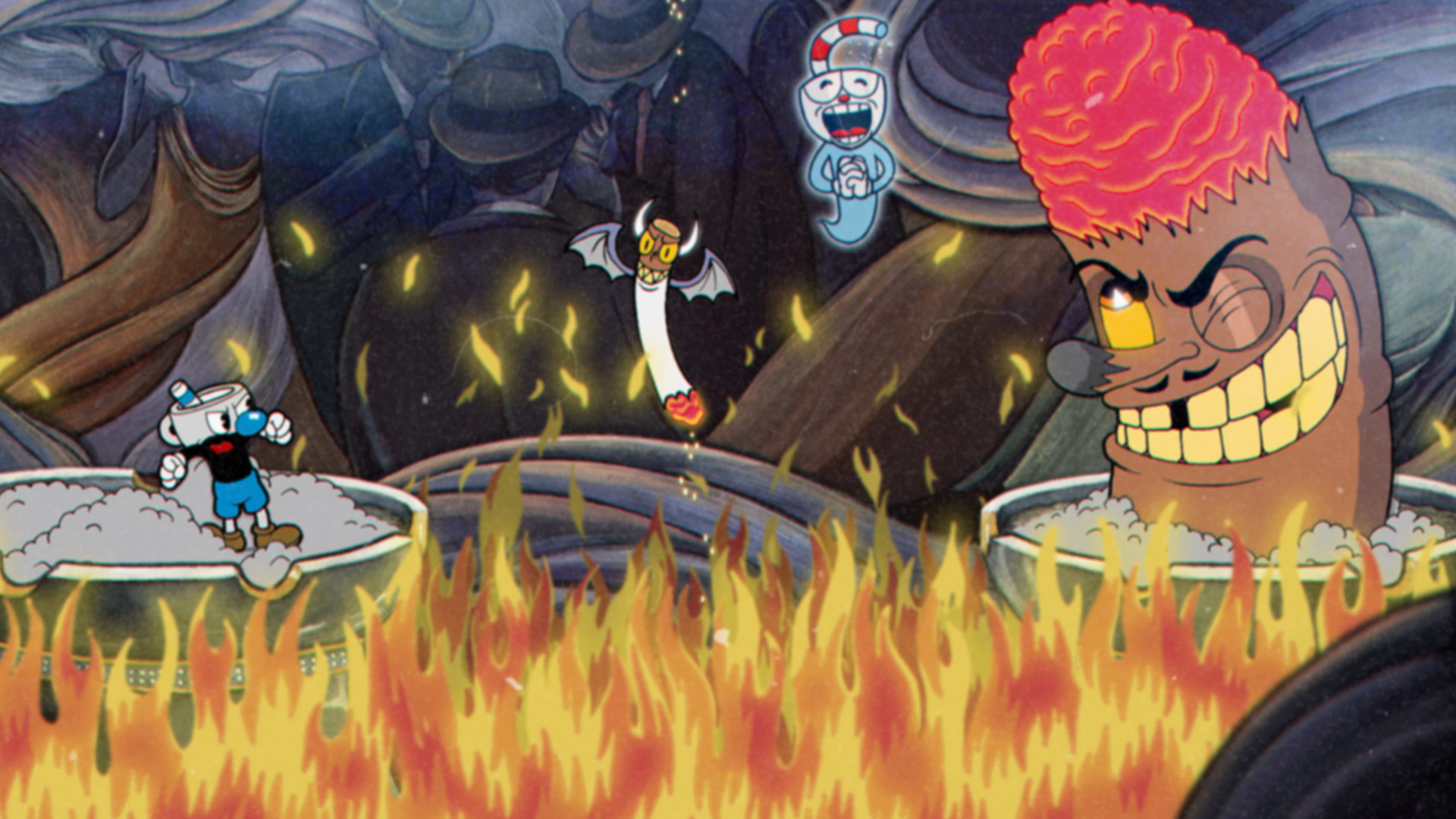 Скриншот: Cuphead