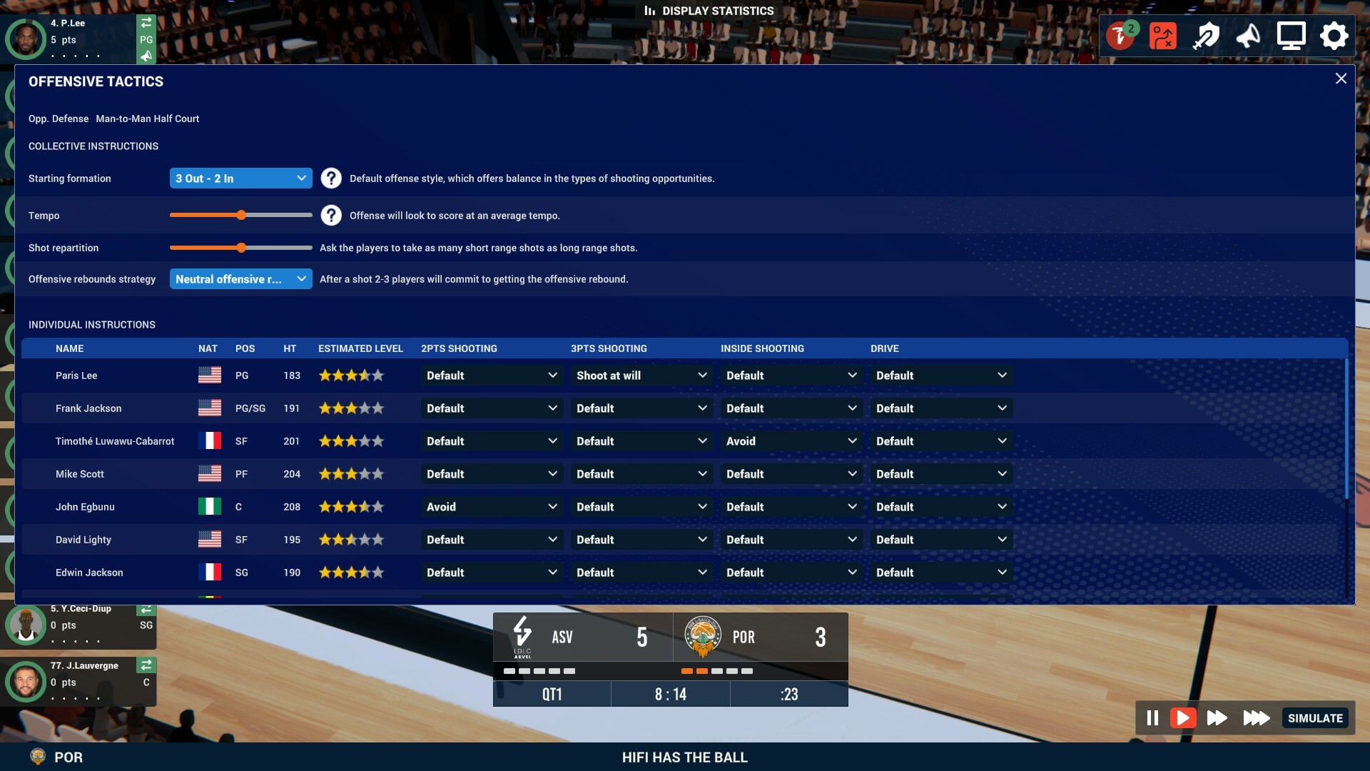 Скриншот: Pro Basketball Manager 2024